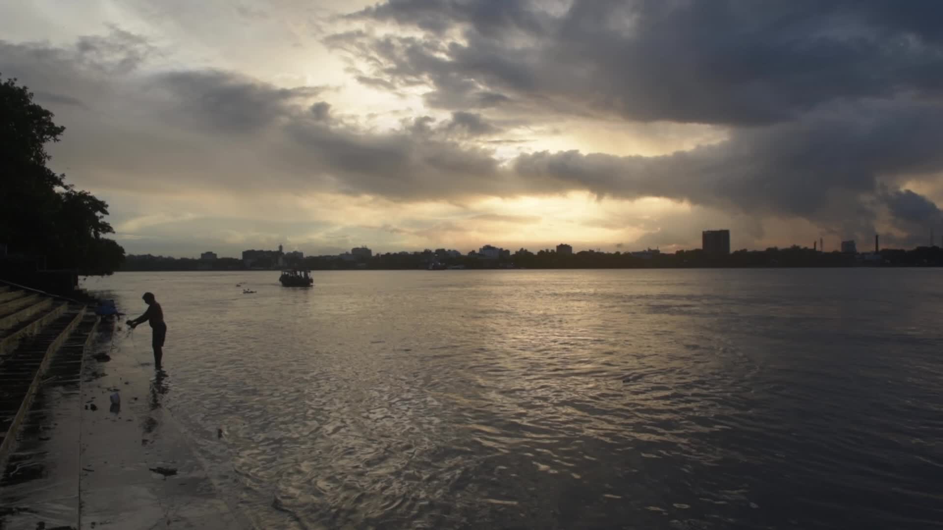 Sunset in Kolkata, India