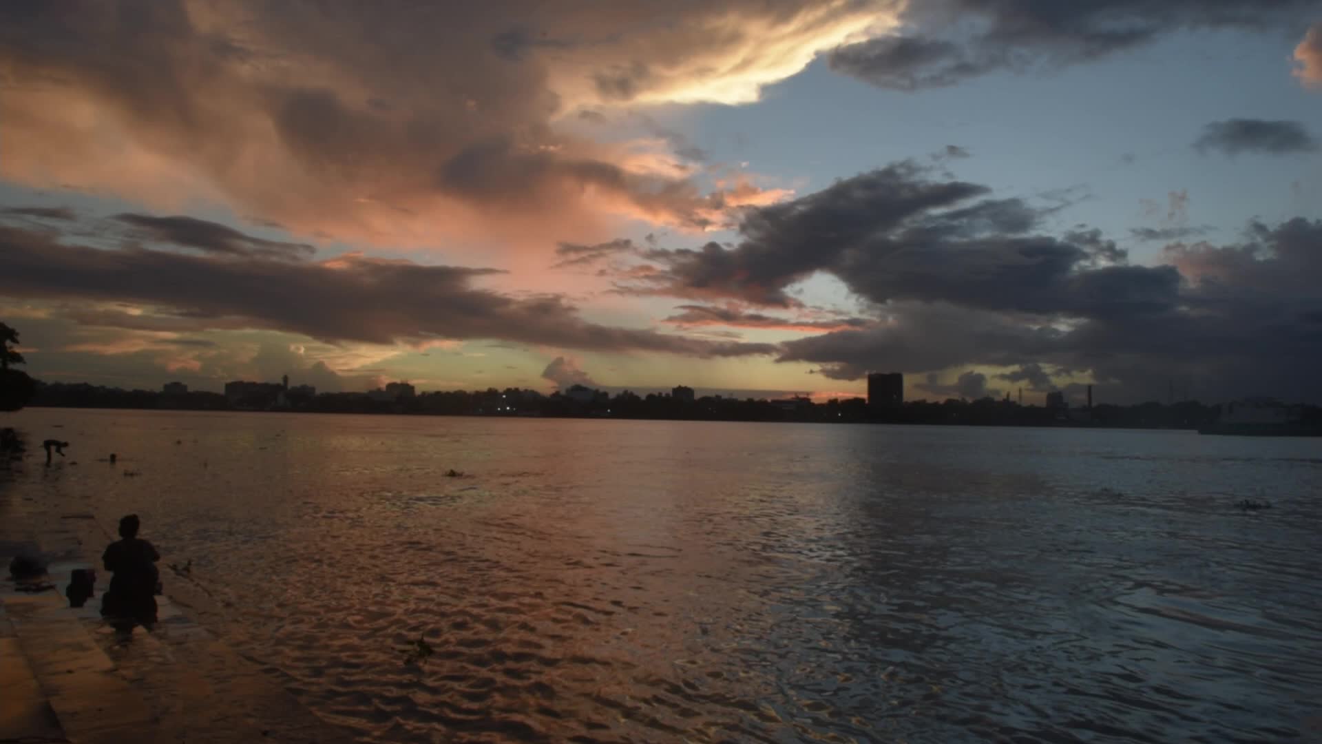 Sunset in Kolkata, India
