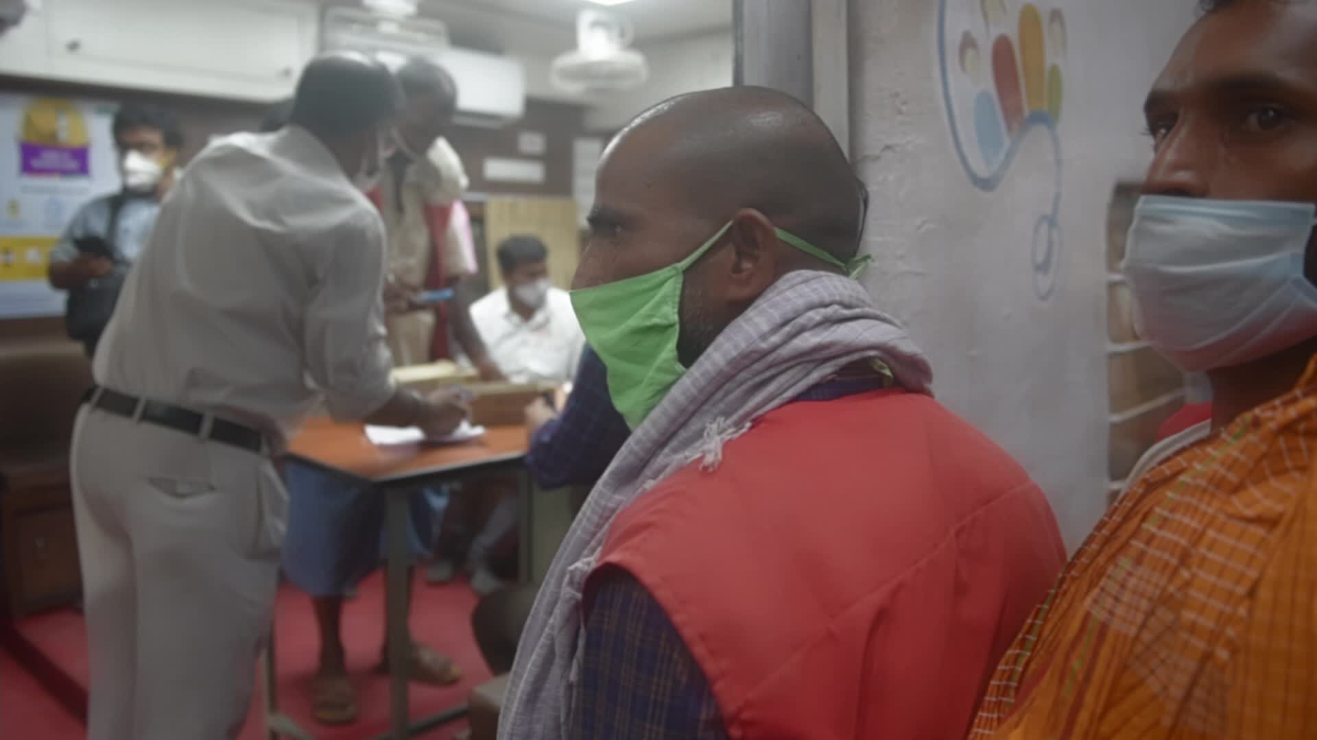 Vaccination On Railway Compartment