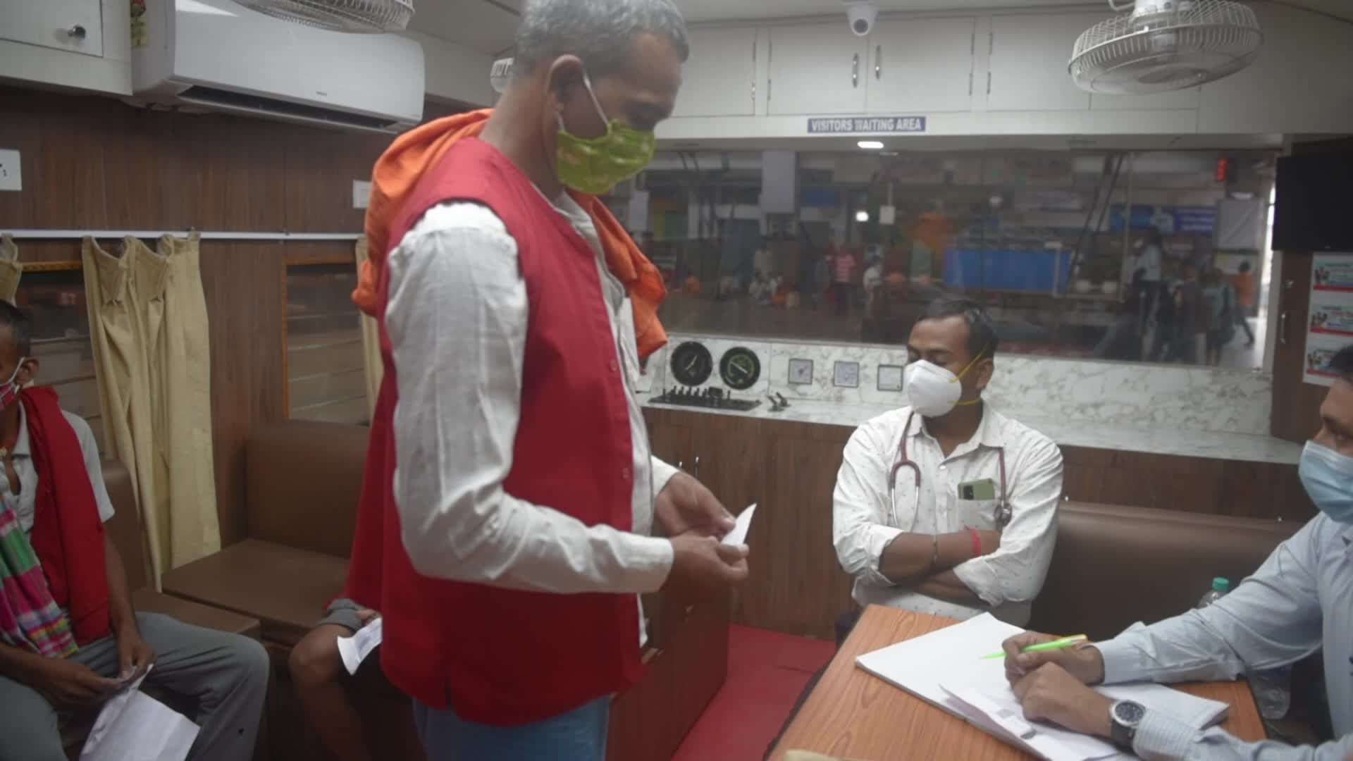 Vaccination On Railway Compartment