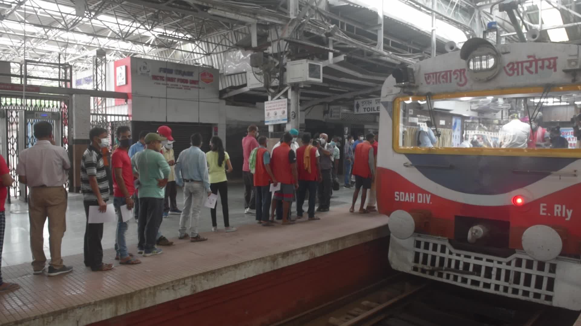 Vaccination On Railway Compartment