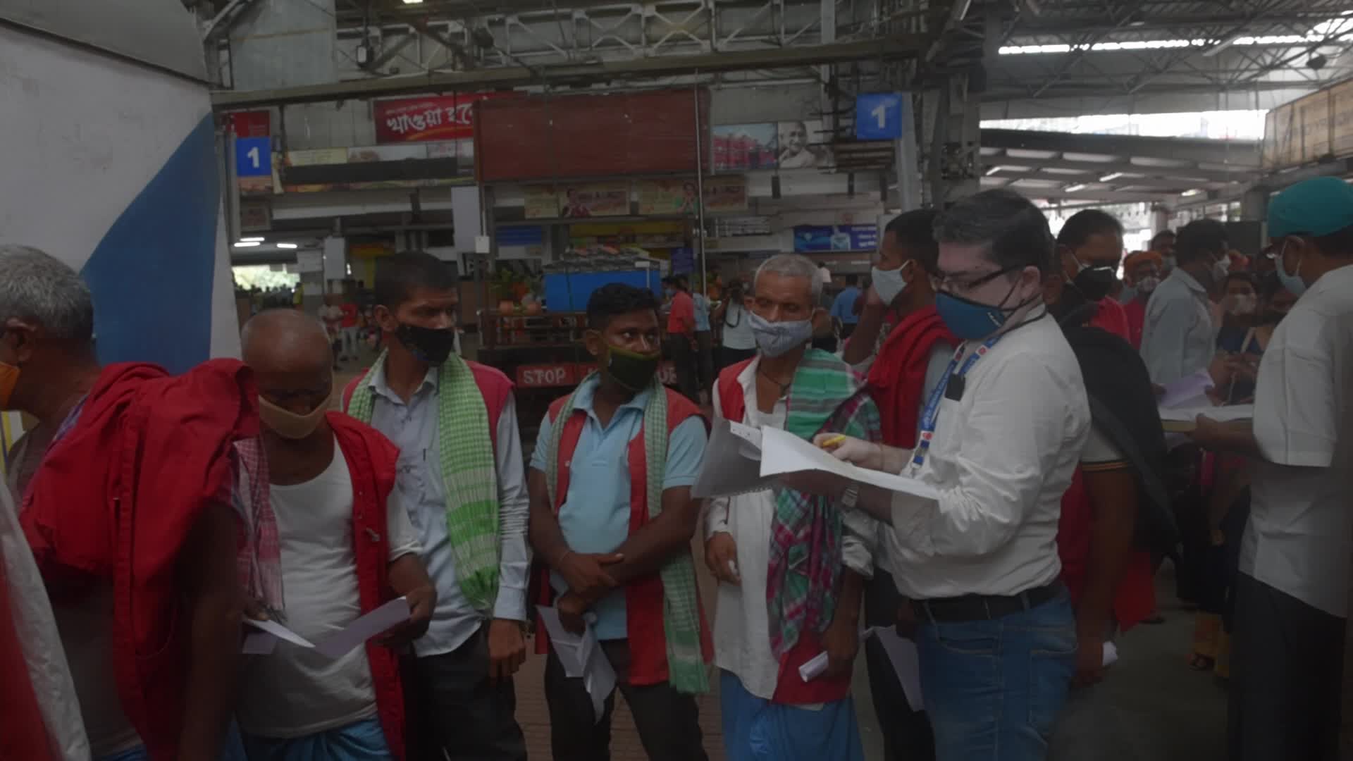 Vaccination On Railway Compartment