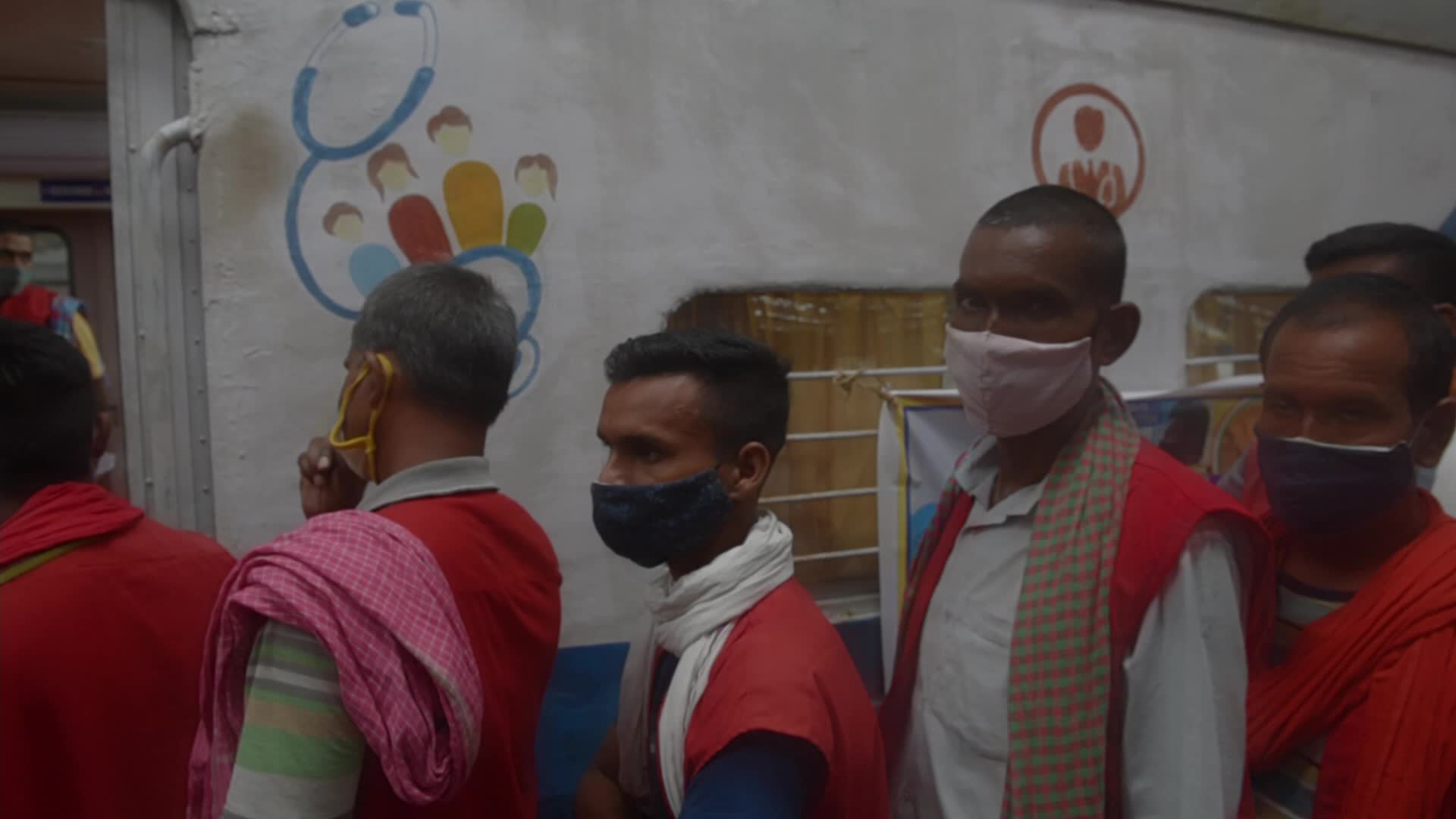Vaccination On Railway Compartment