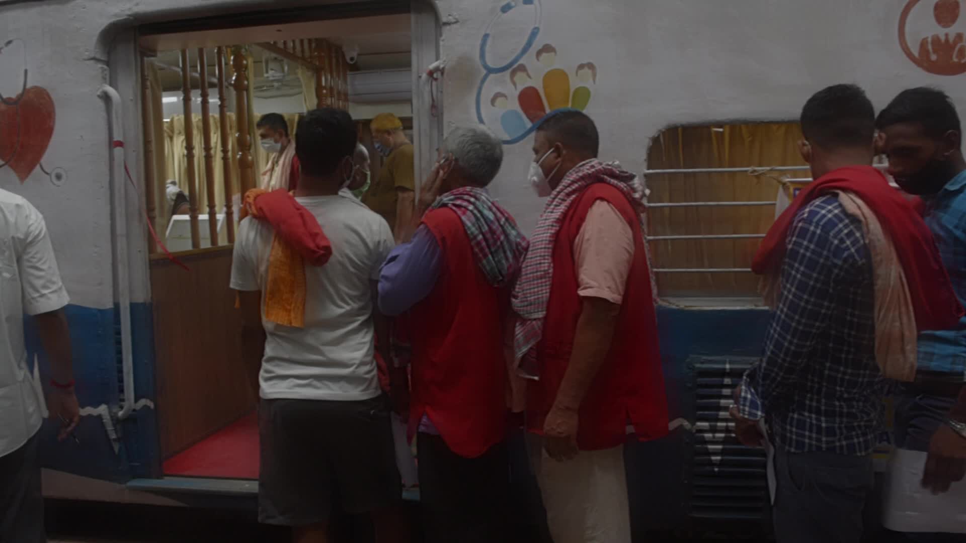 Vaccination On Railway Compartment