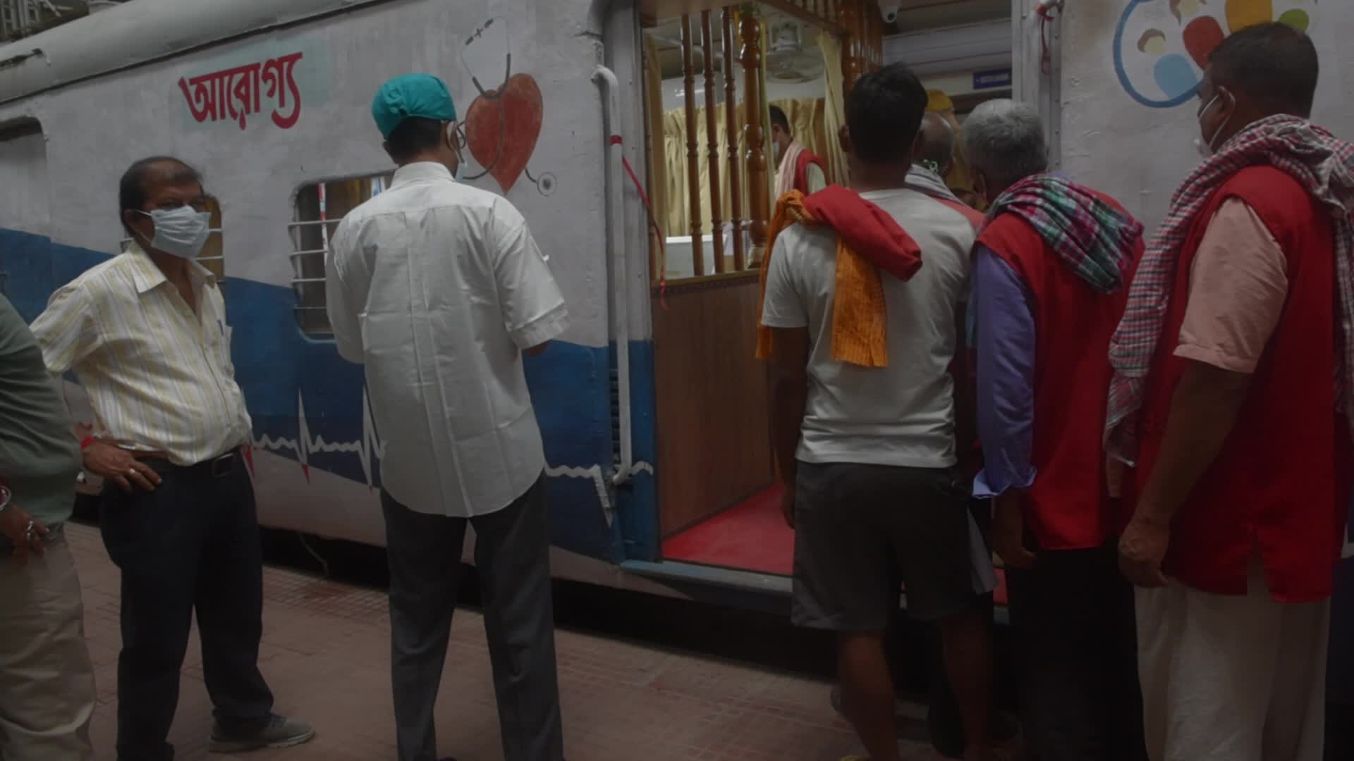 Vaccination On Railway Compartment