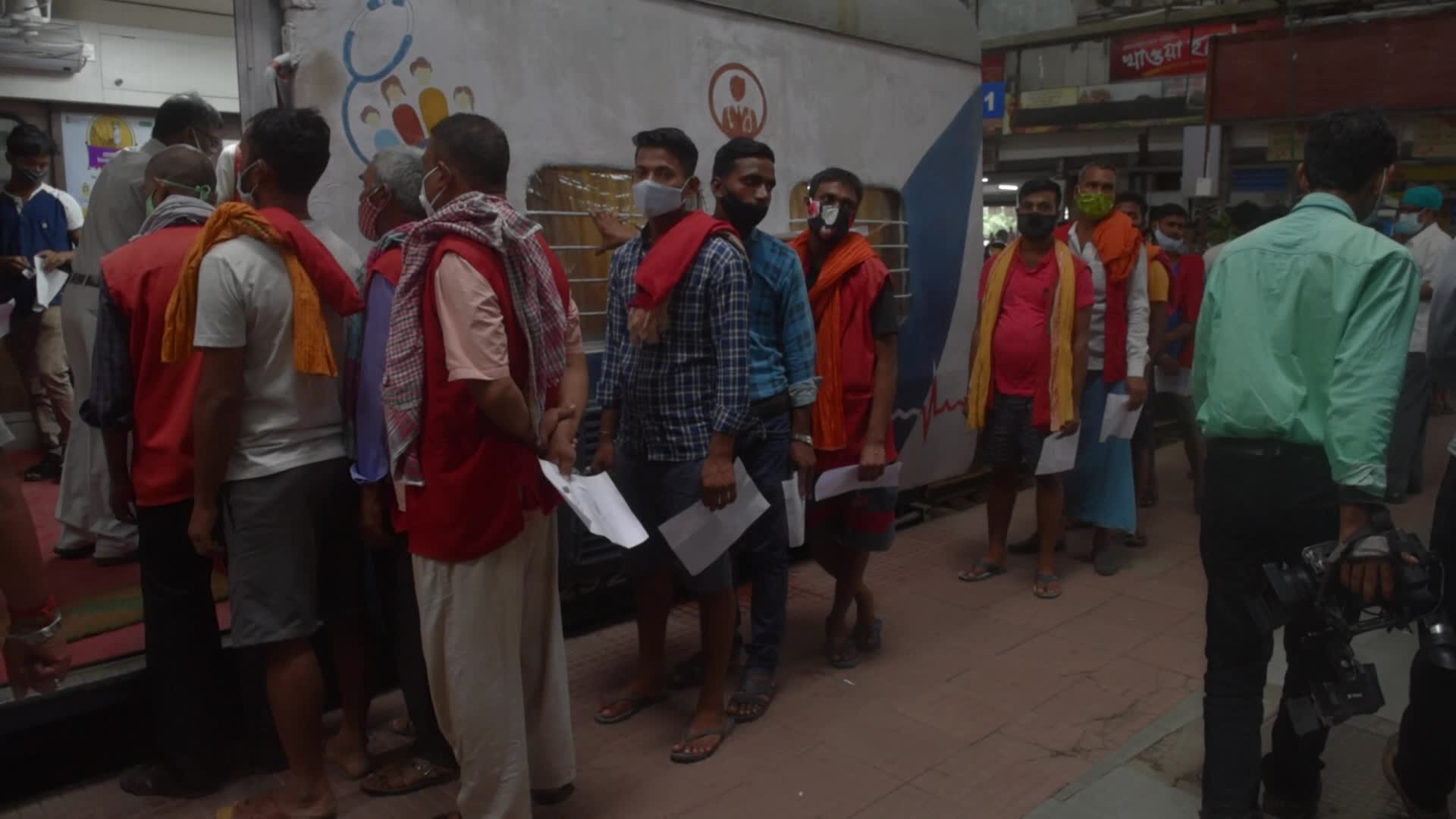 Vaccination On Railway Compartment