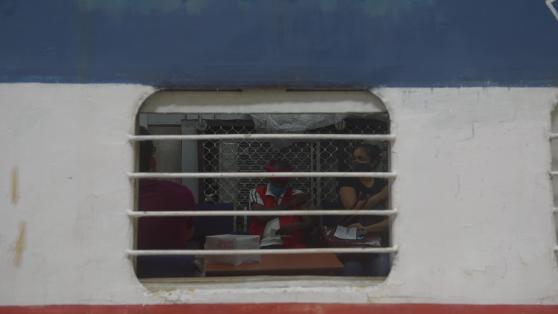 Vaccination On Railway Compartment