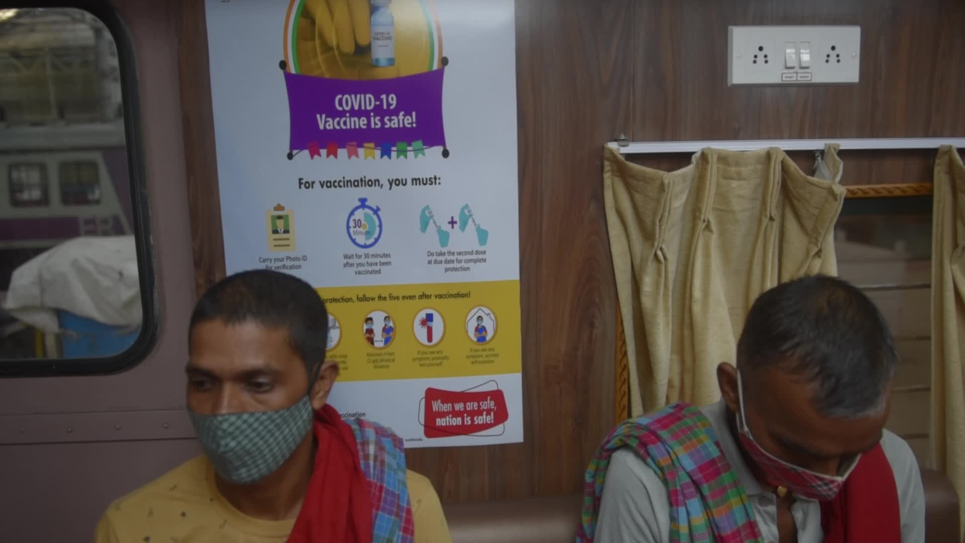 Vaccination On Railway Compartment