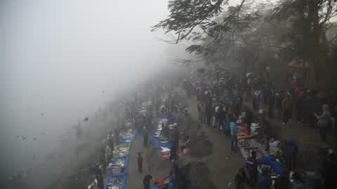 Fish Market during Bhogali Bihu