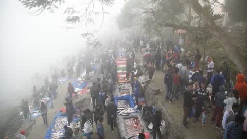 Fish Market during Bhogali Bihu