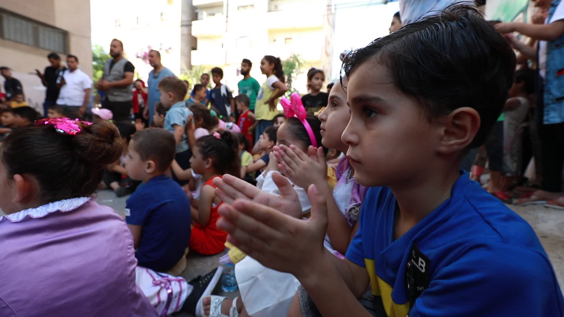 Musical concert at Nuseirat Refugee Camp in Gaza