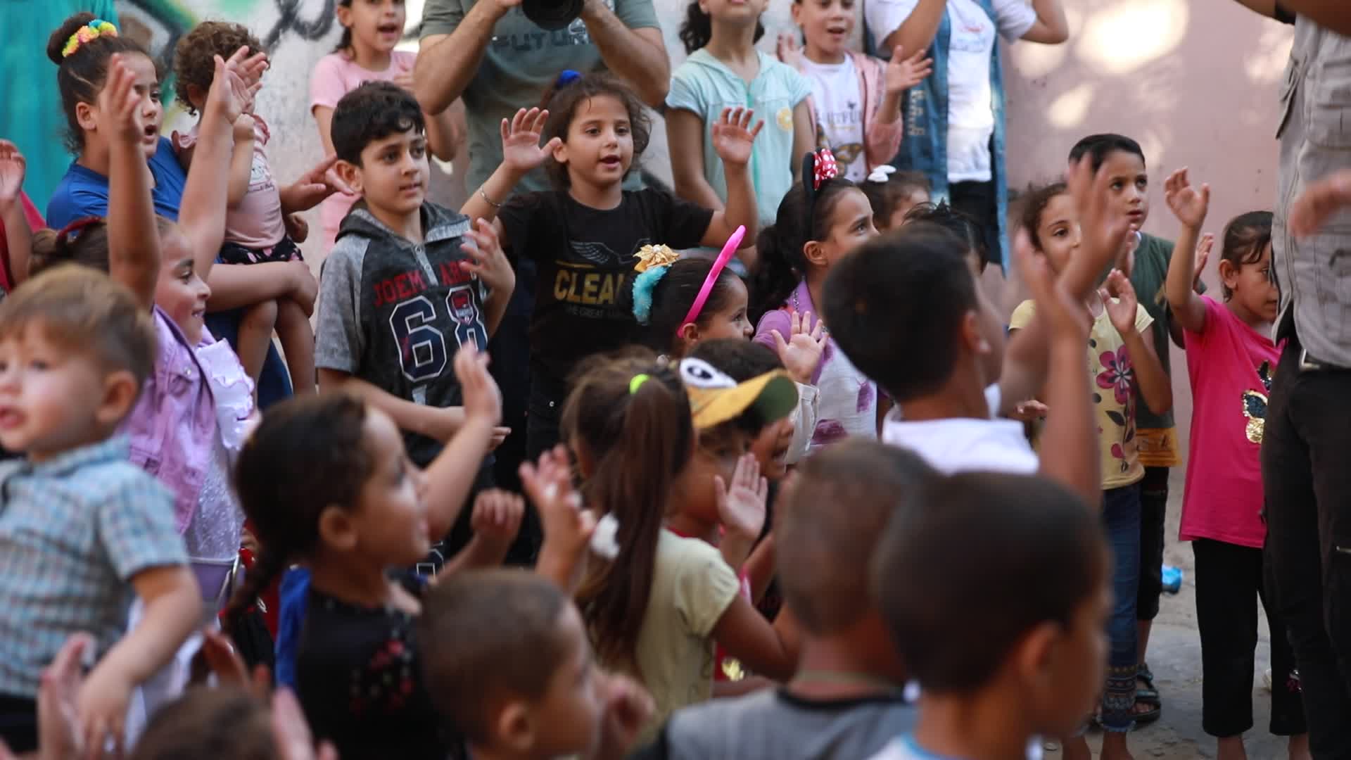 Musical concert at Nuseirat Refugee Camp in Gaza