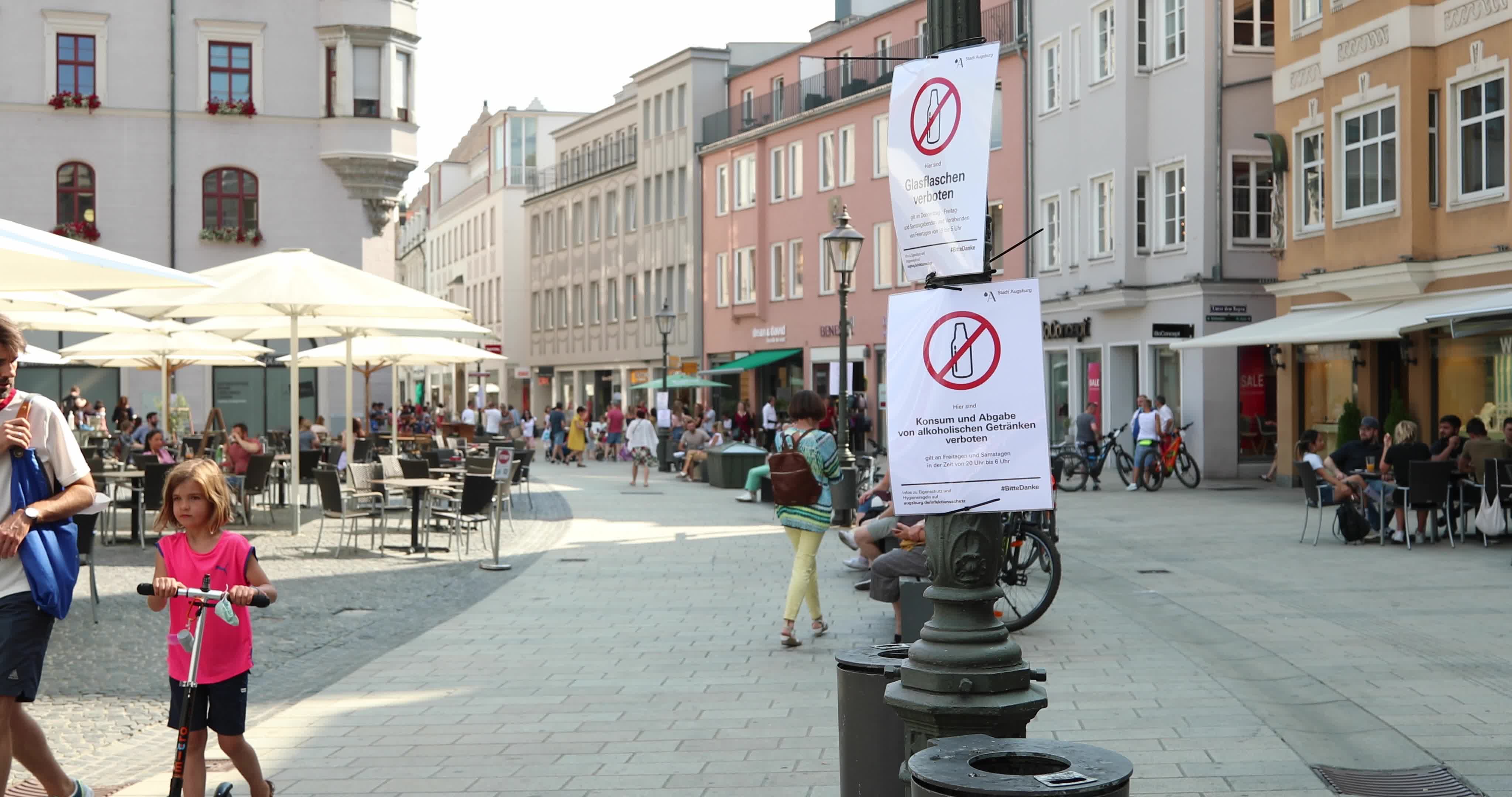 Coronavirus emergency in Augsburg, Germany