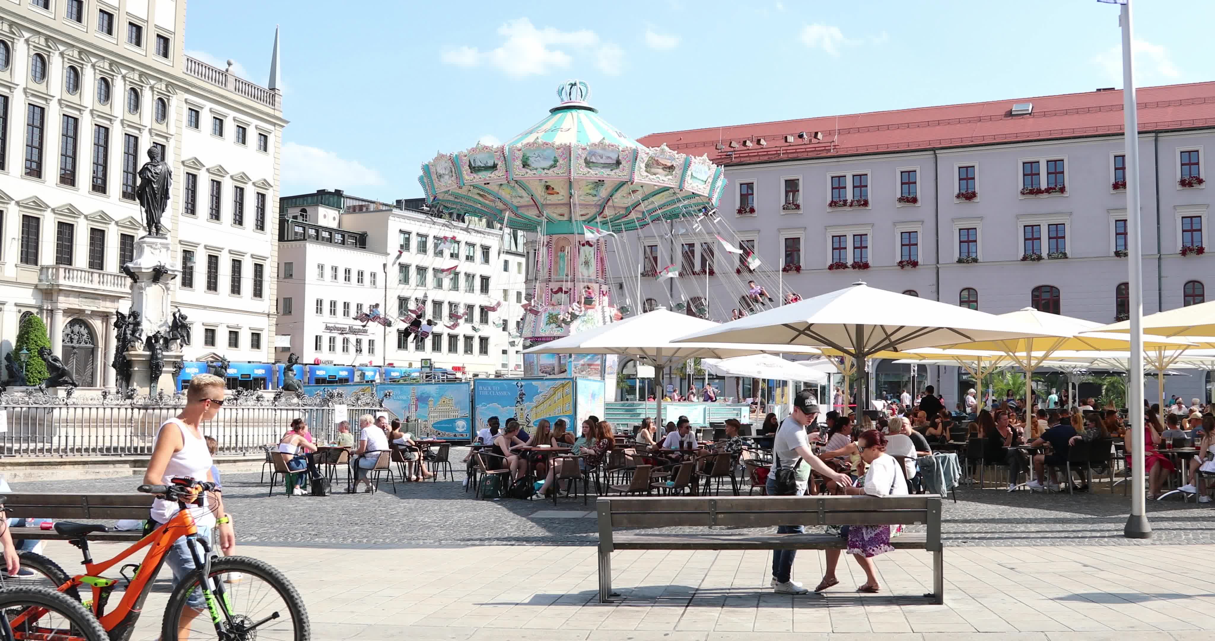 Coronavirus emergency in Augsburg, Germany