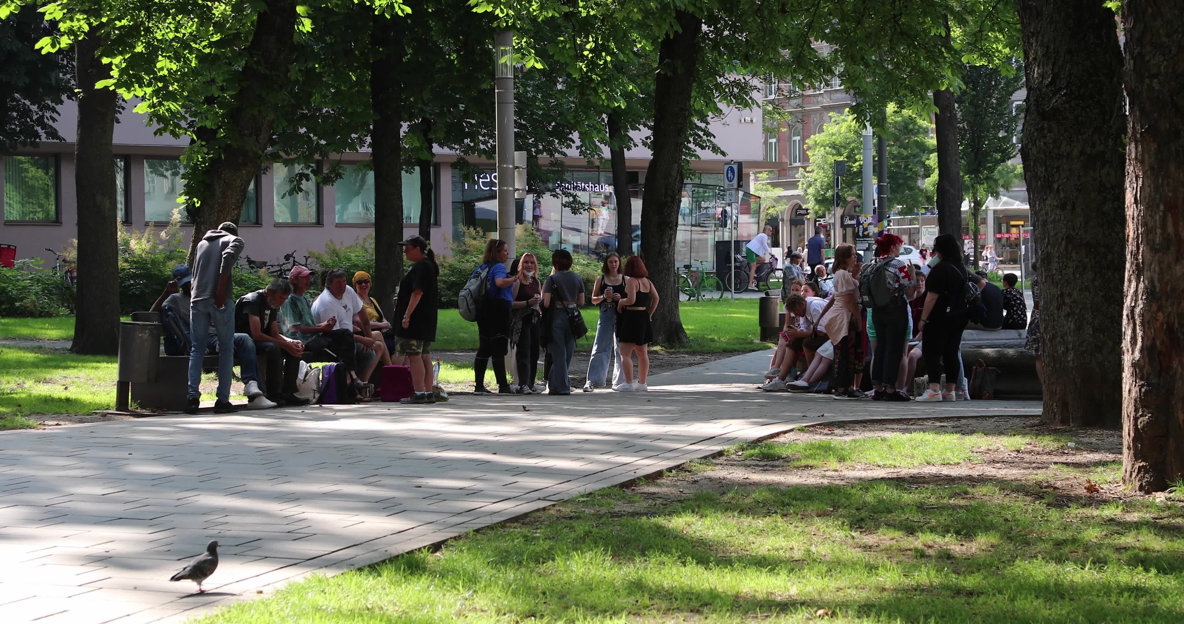 Coronavirus emergency in Augsburg, Germany