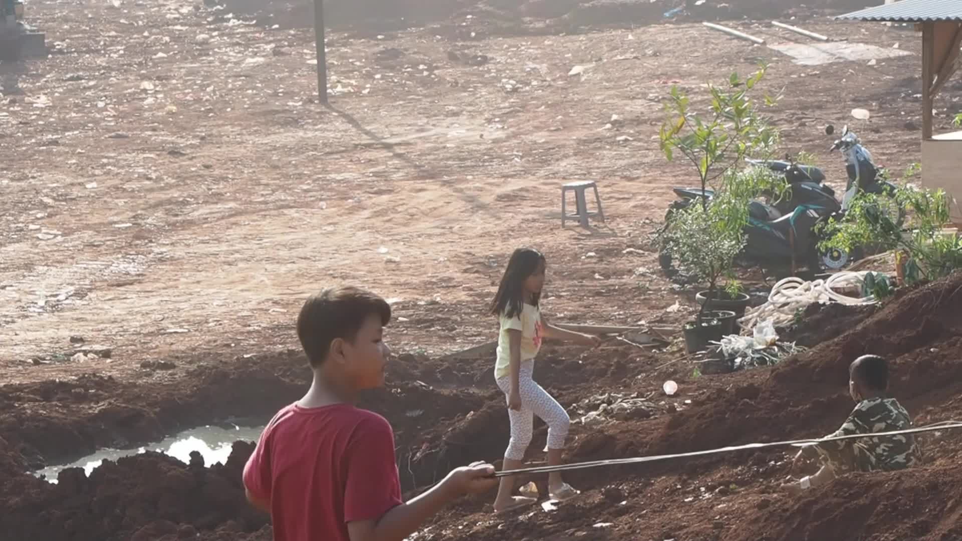 Covid-19 cemetery in South Tangerang, Indonesia