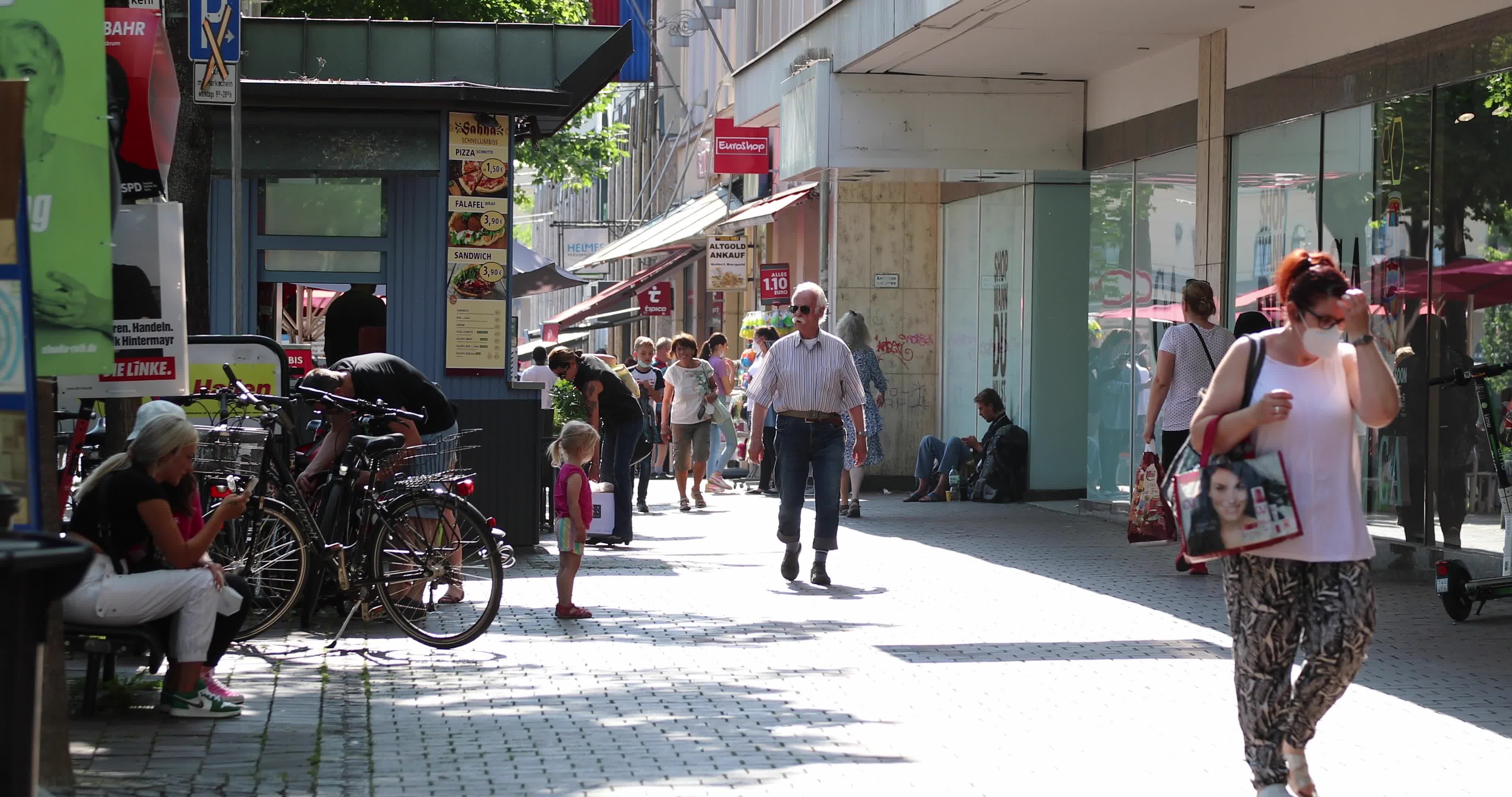Coronavirus emergency in Augsburg, Germany