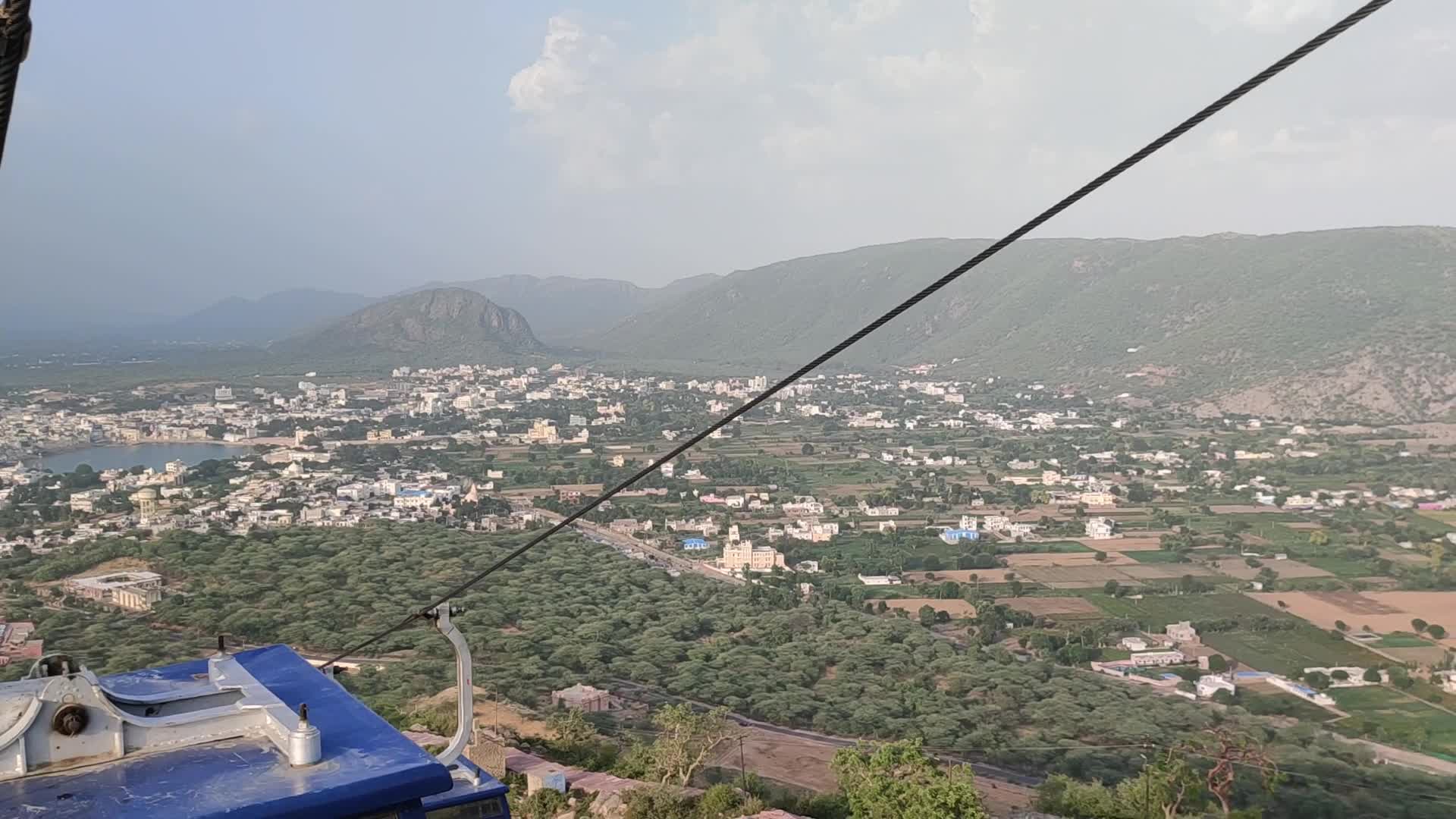 Tourists at Savitri Mata temple in Pushkar, India