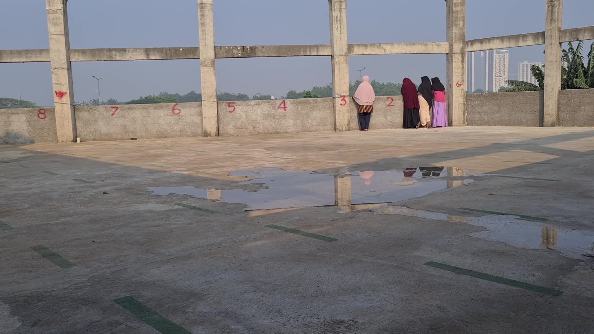 Covid-19 cemetery in Indonesia