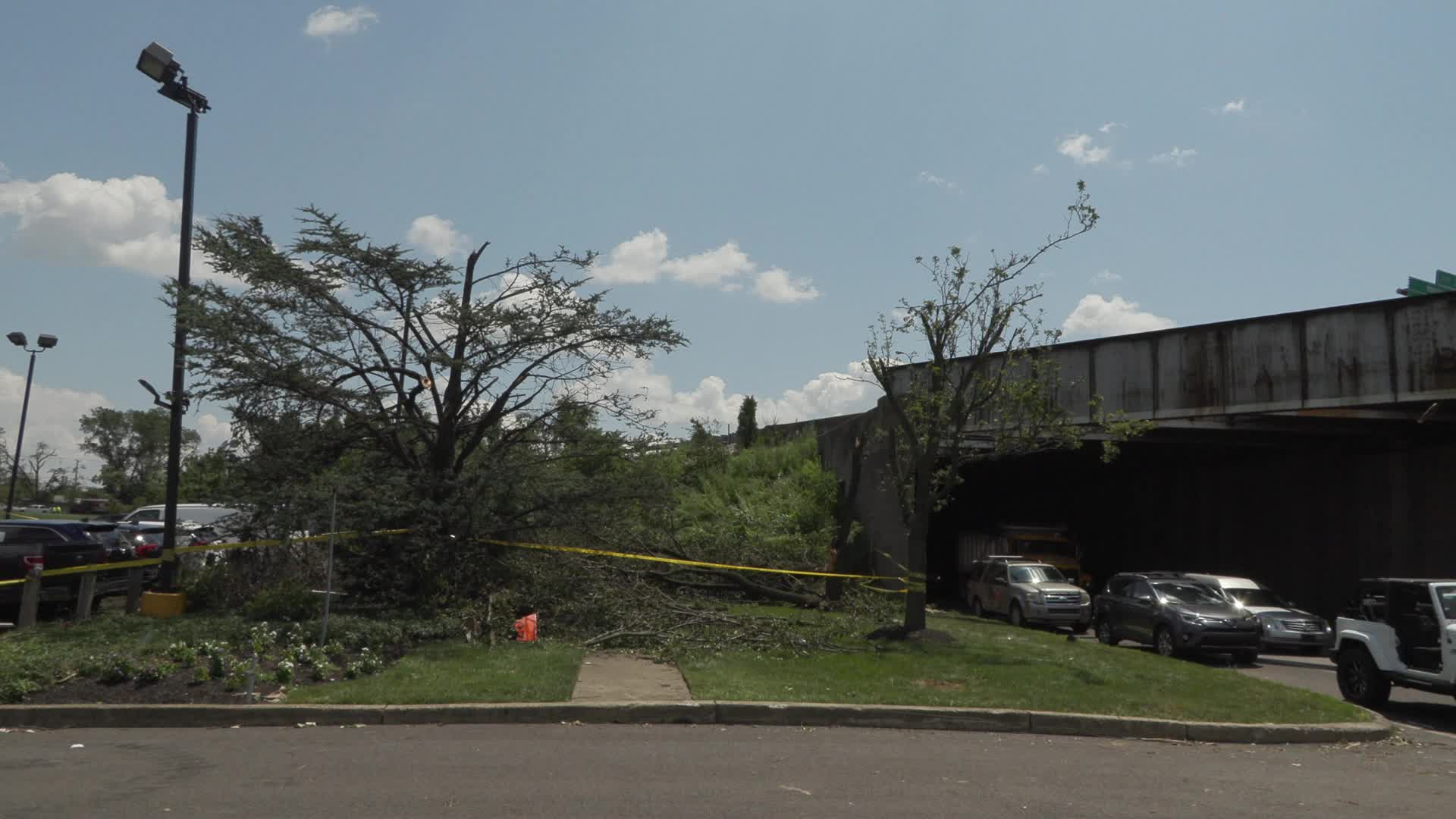 Tornado slams Faulkner Buick GMC dealership in Trevose, Pennsylvania