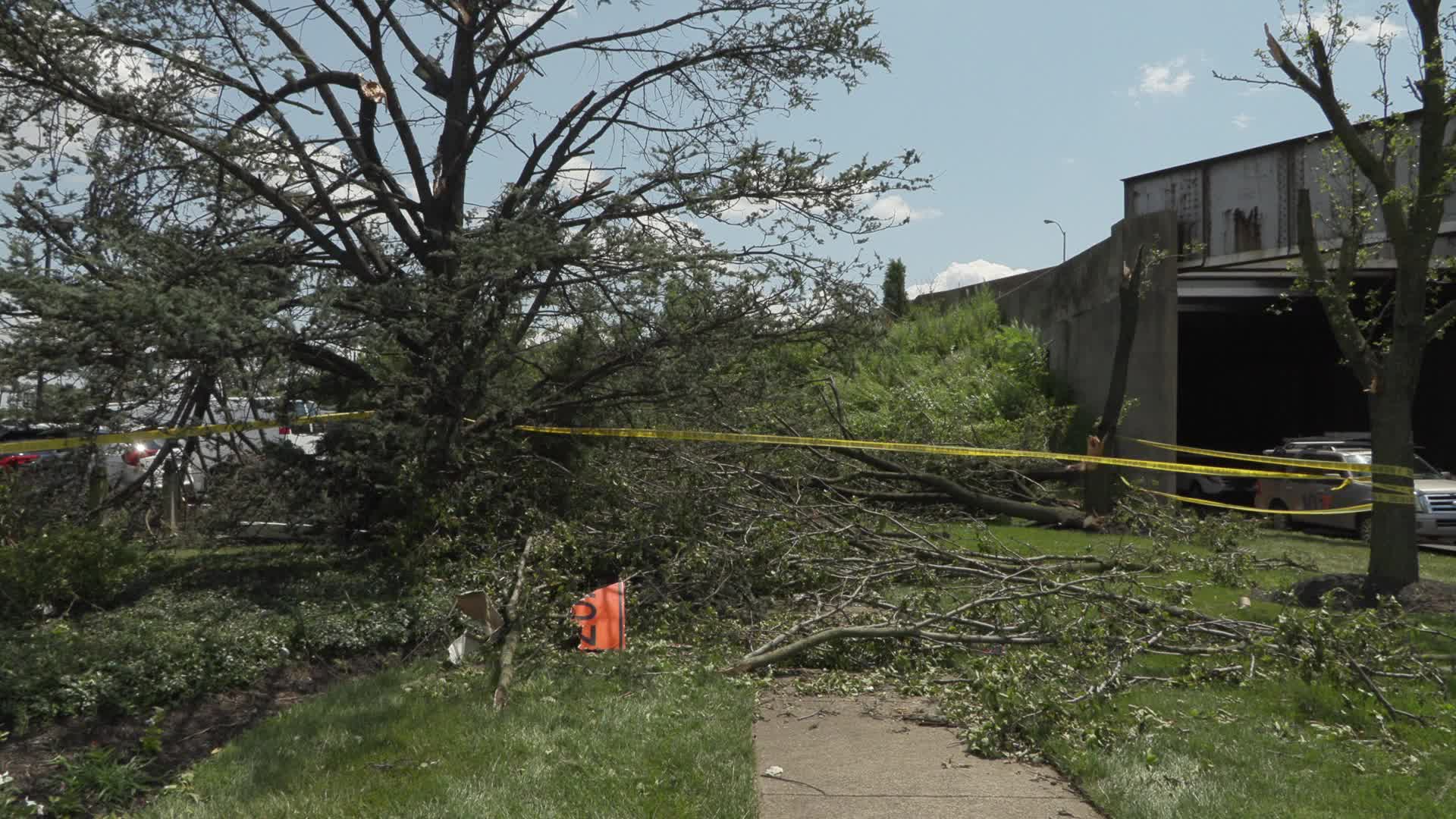 Tornado slams Faulkner Buick GMC dealership in Trevose, Pennsylvania