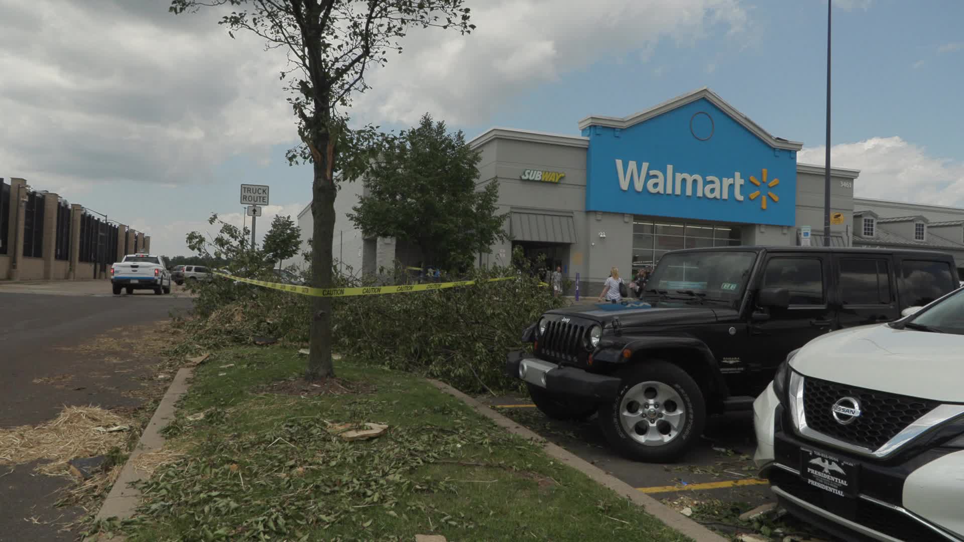 Tornado slams Walmart in Trevose, Pennsylvania