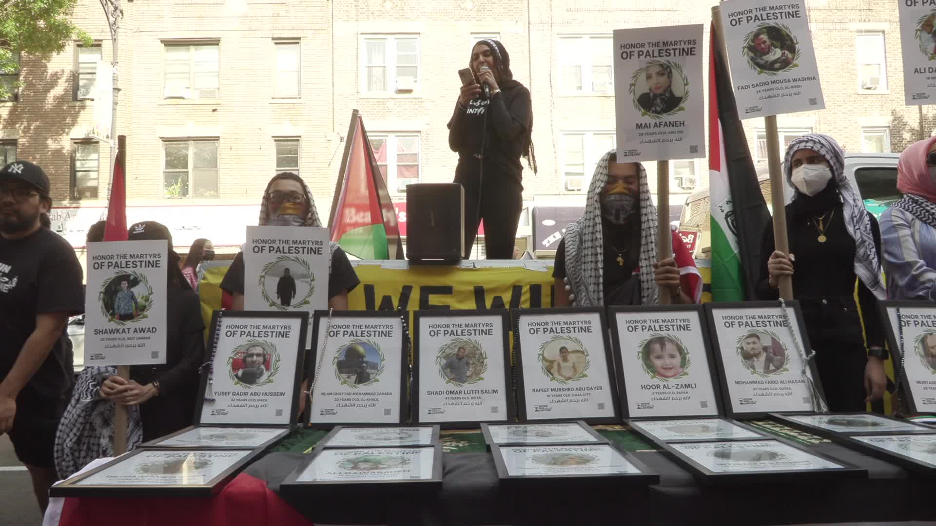 Demonstration In Support of Palestine in New York