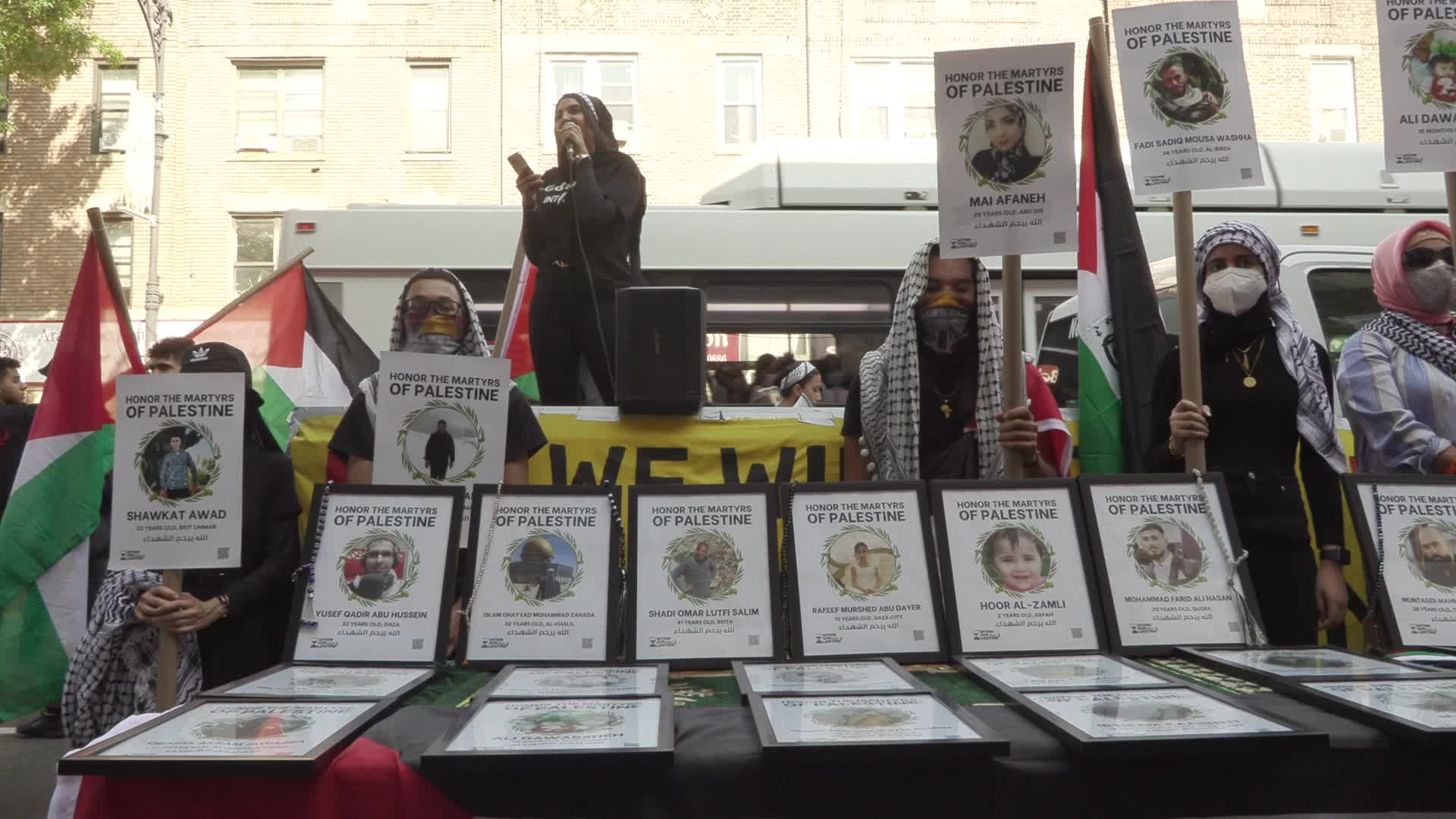 Demonstration In Support of Palestine in New York