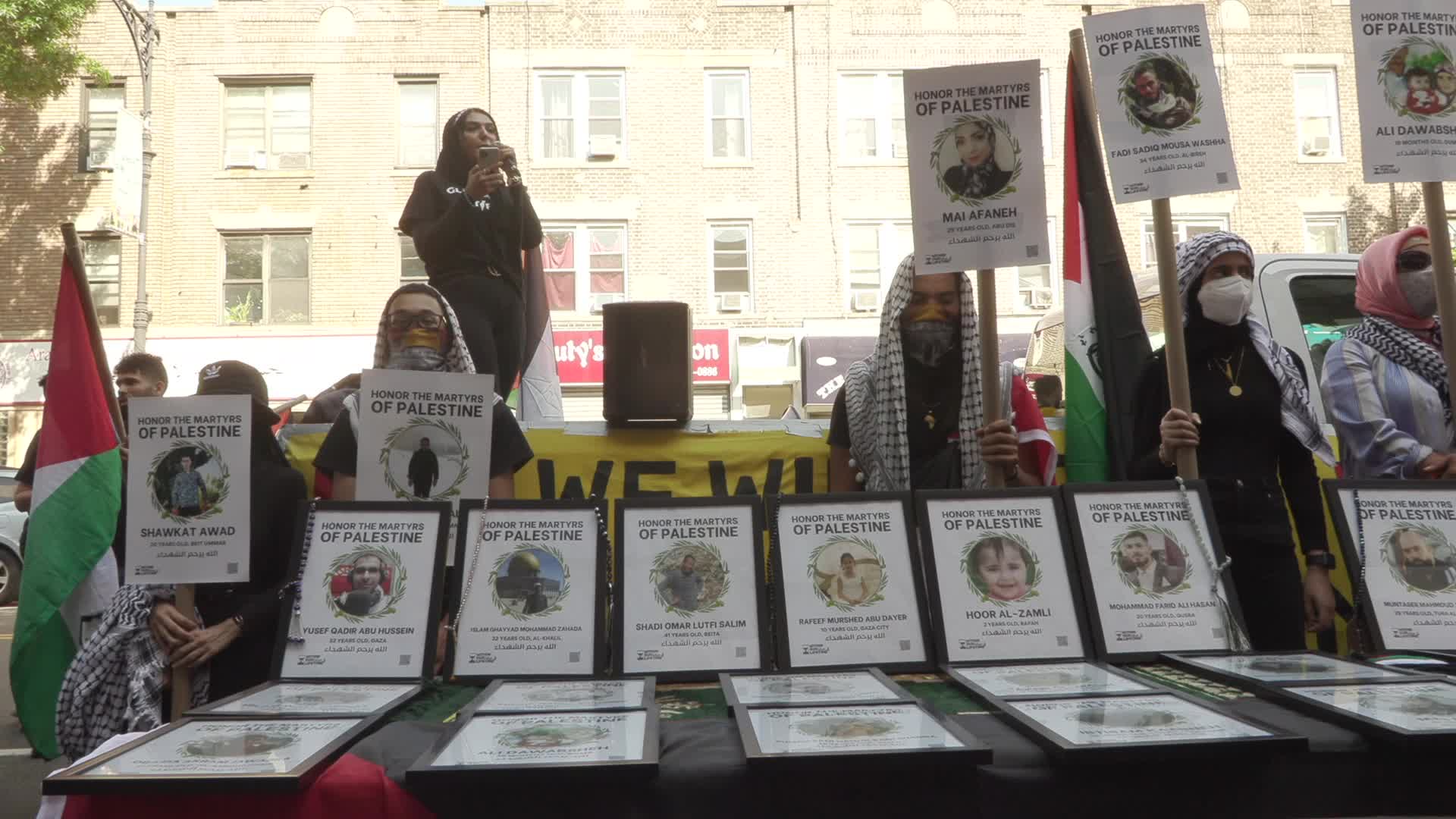 Demonstration In Support of Palestine in New York