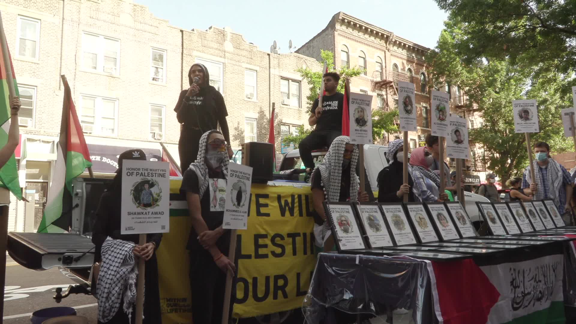 Demonstration In Support of Palestine in New York