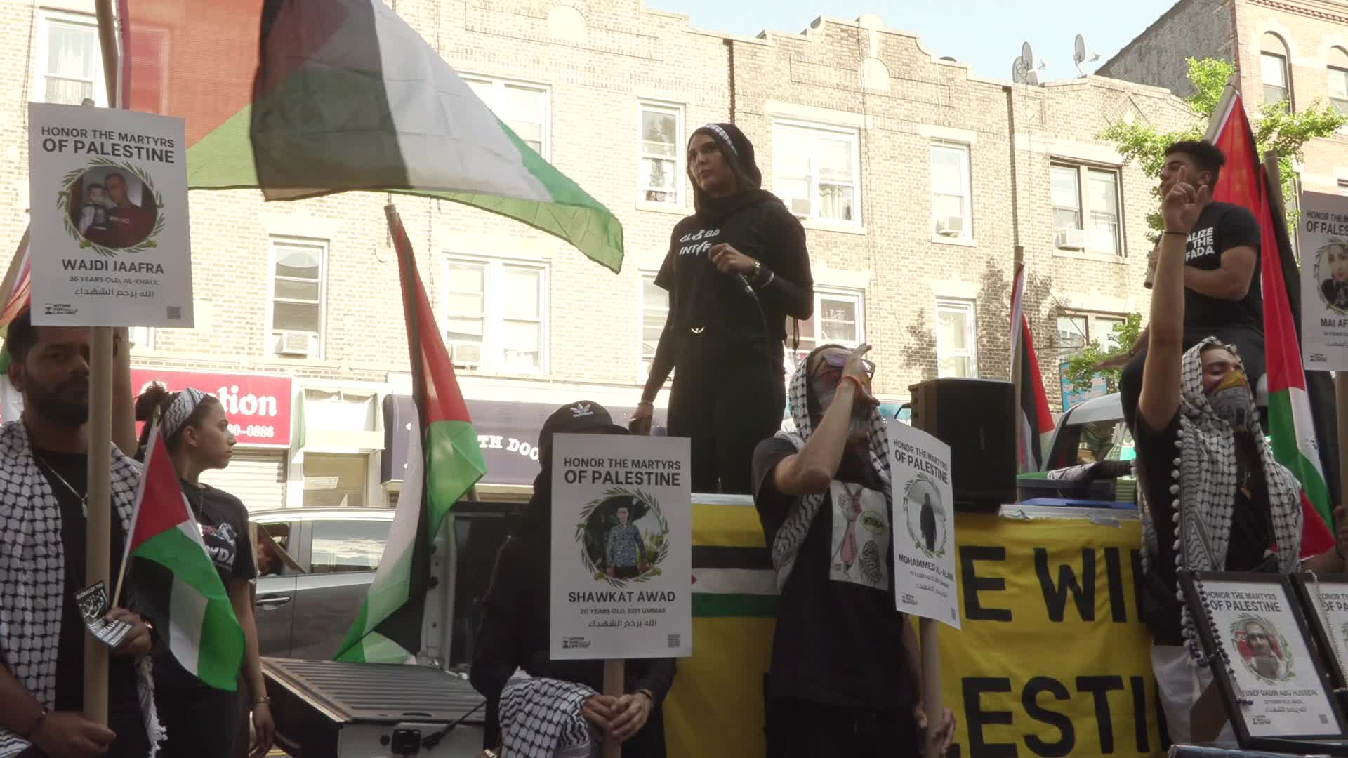 Demonstration In Support of Palestine in New York