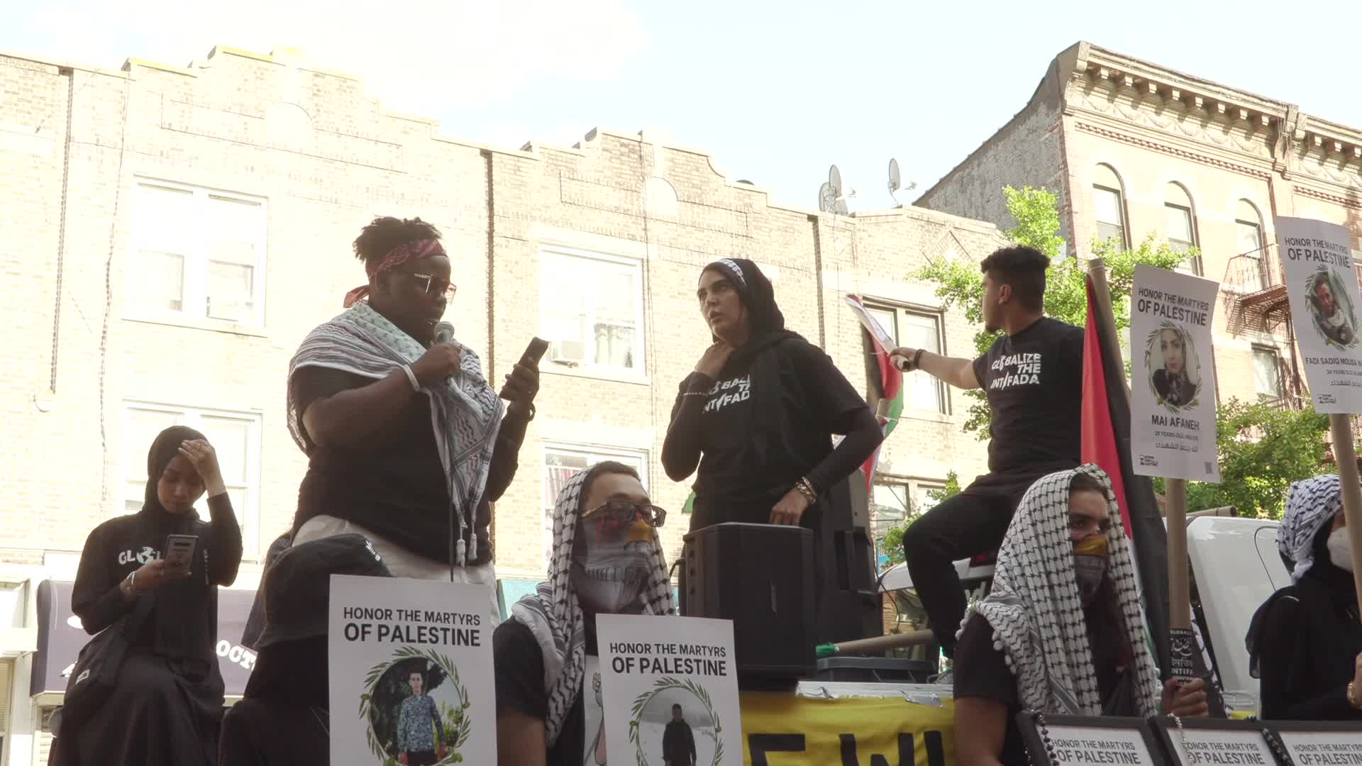 Demonstration In Support of Palestine in New York