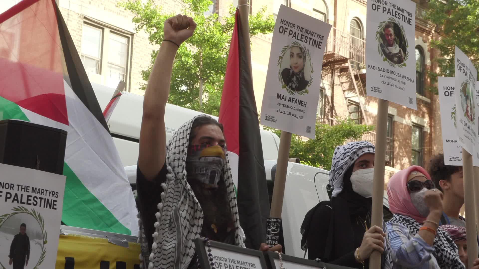 Demonstration In Support of Palestine in New York
