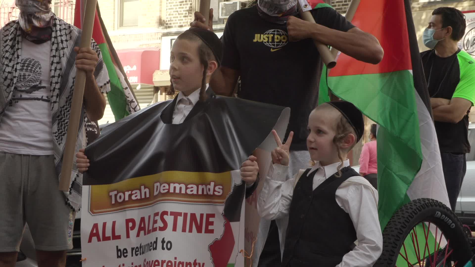 Demonstration In Support of Palestine in New York
