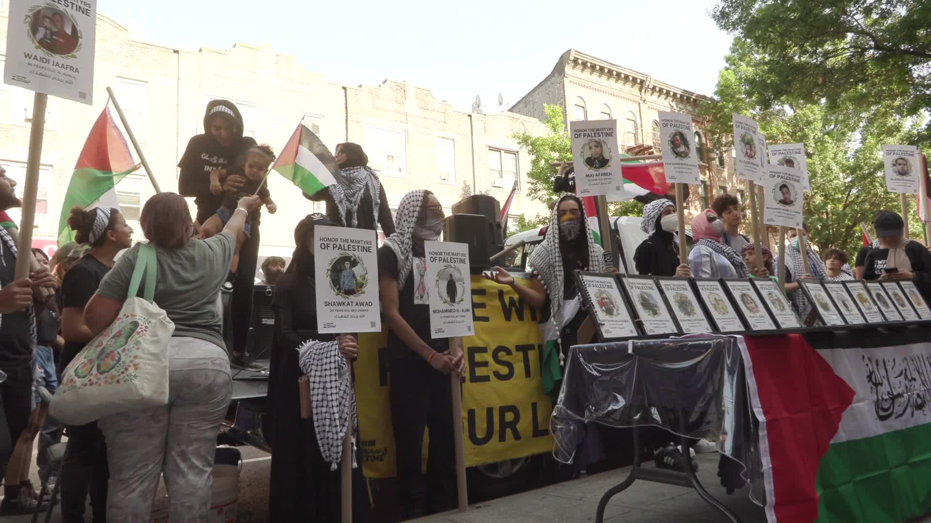 Demonstration In Support of Palestine in New York