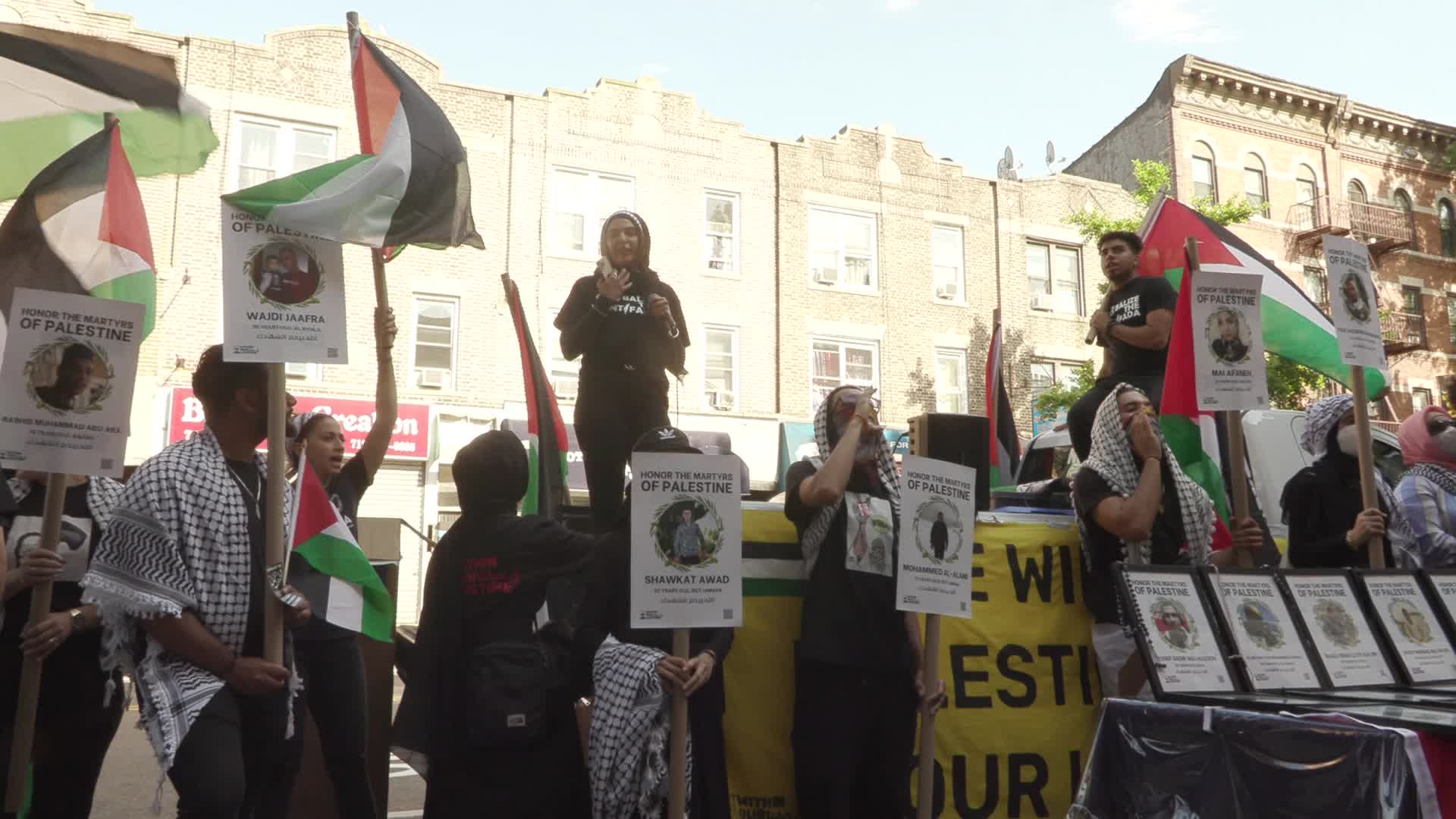 Demonstration In Support of Palestine in New York