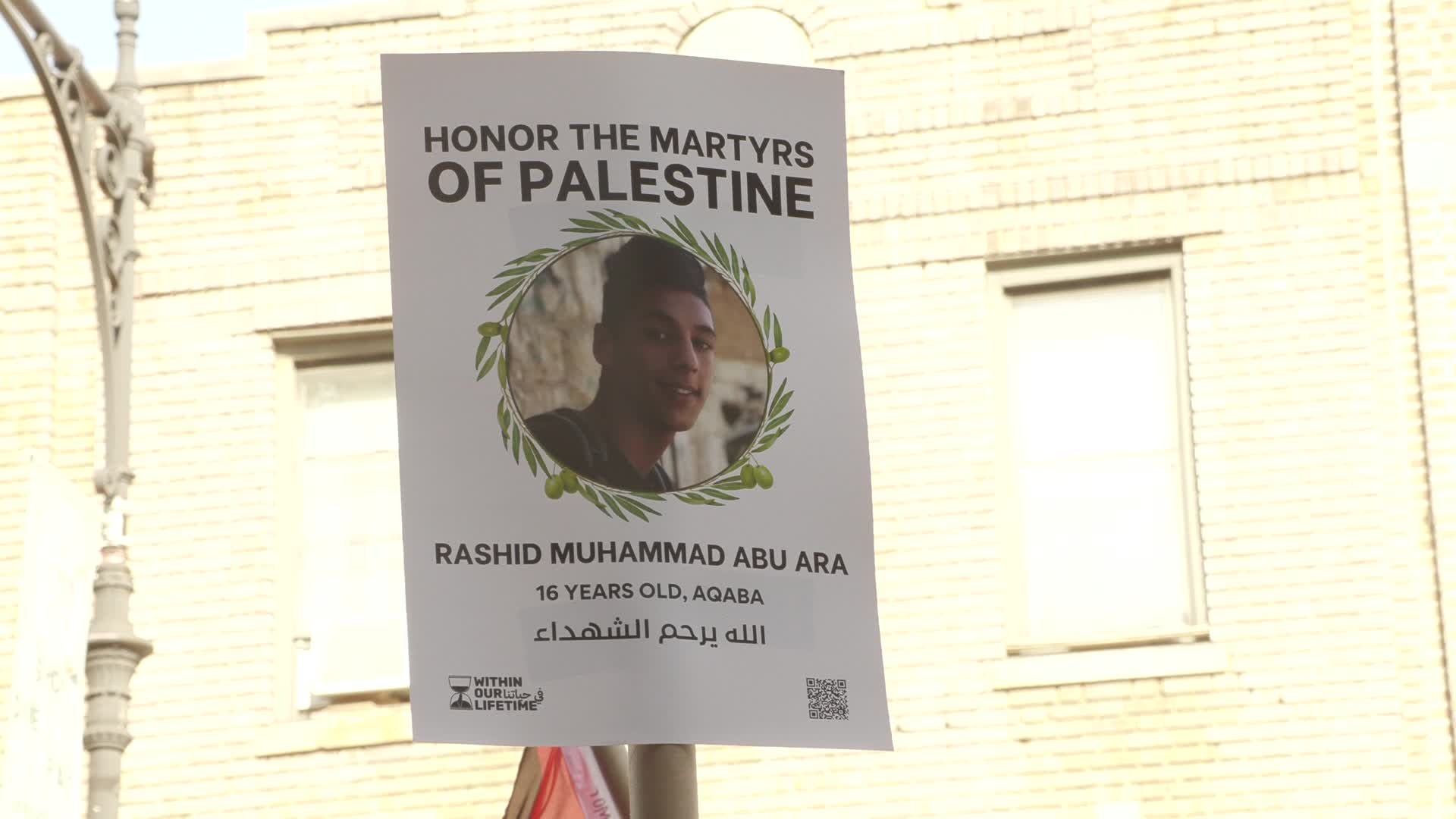 Demonstration In Support of Palestine in New York