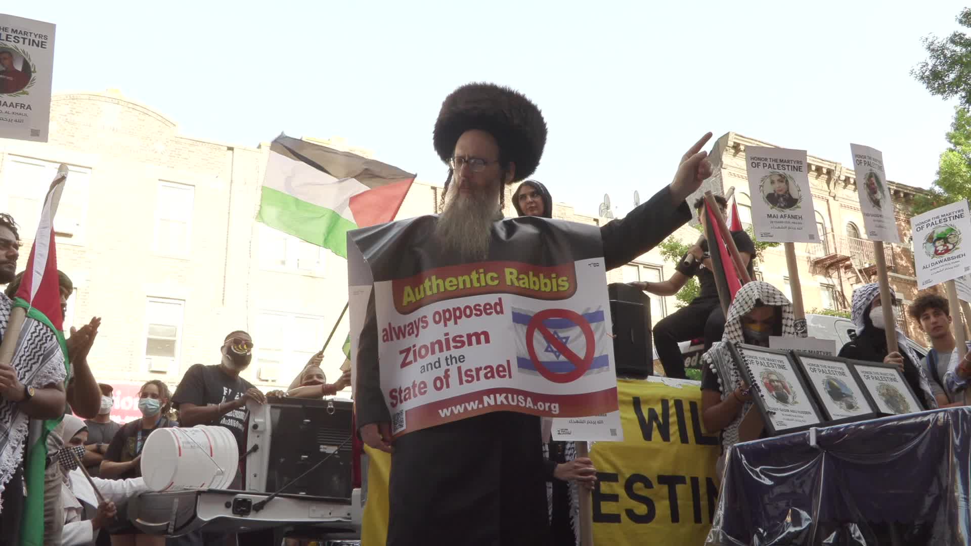 Demonstration In Support of Palestine in New York