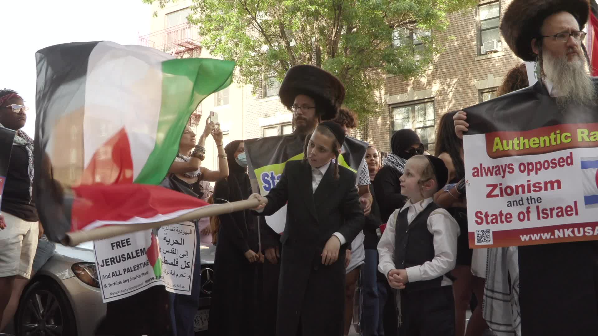 Demonstration In Support of Palestine in New York