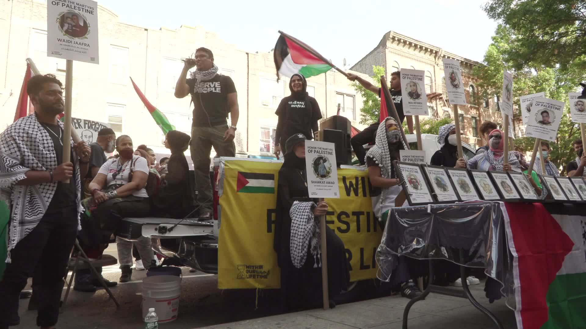 Demonstration In Support of Palestine in New York