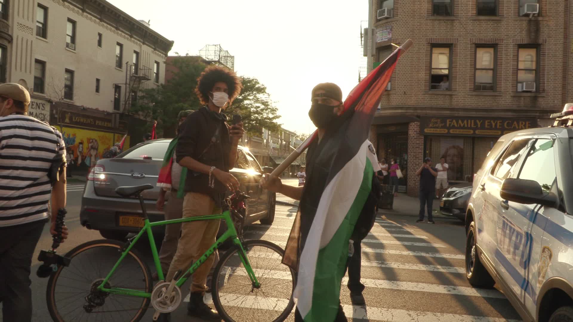 Demonstration In Support of Palestine in New York
