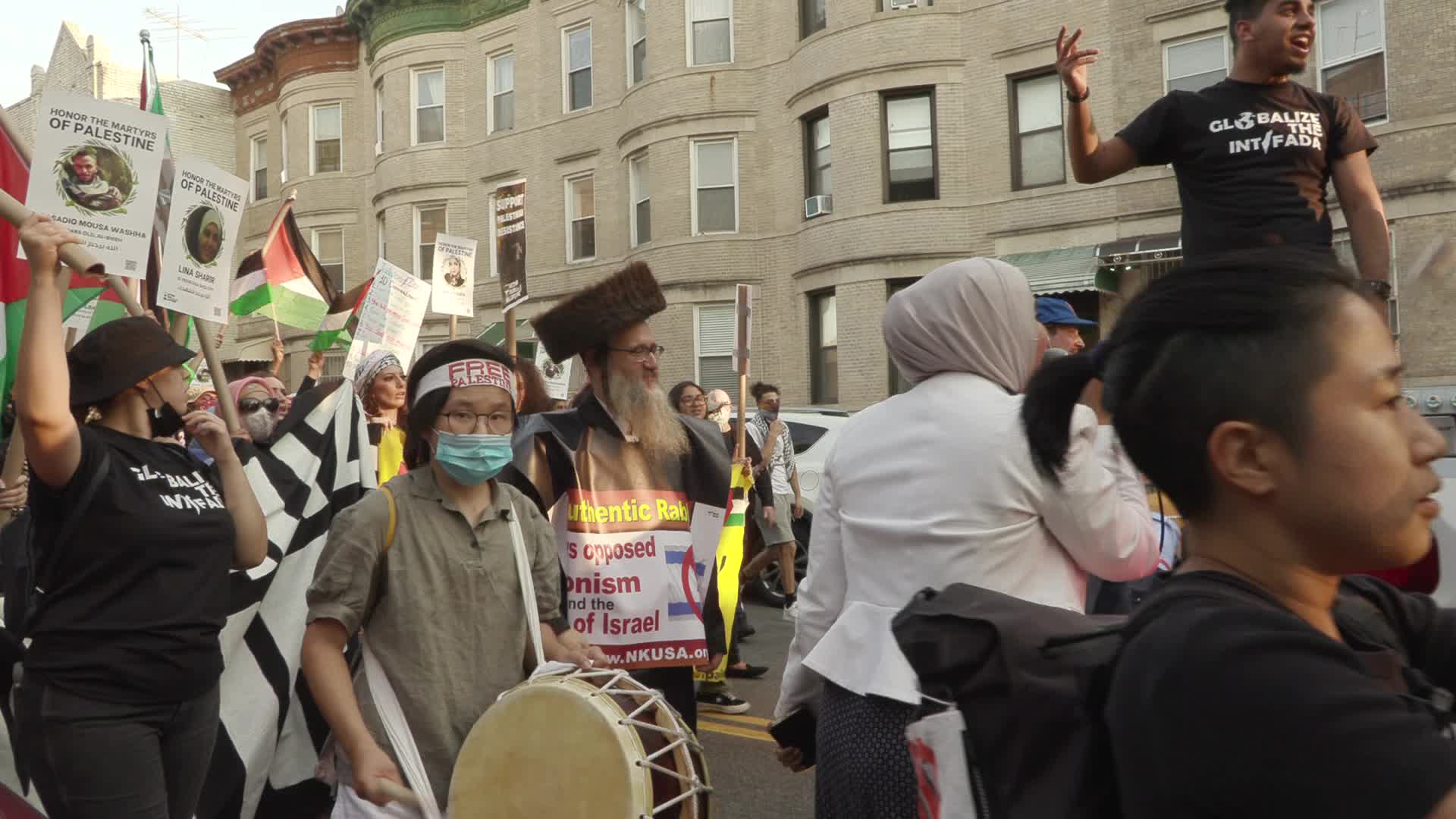 Demonstration In Support of Palestine in New York