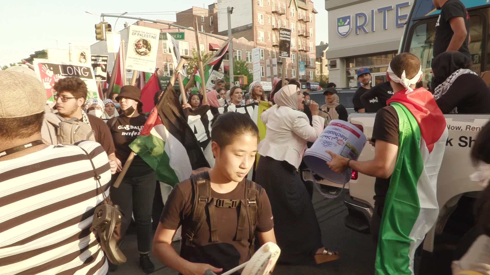 Demonstration In Support of Palestine in New York