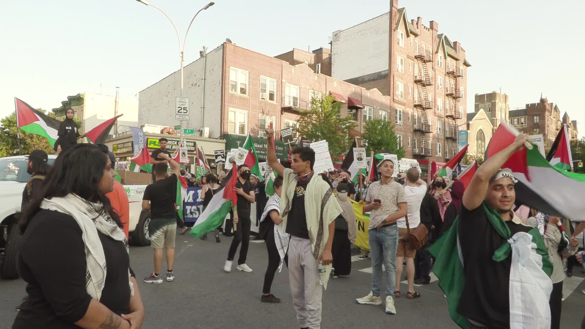 Demonstration In Support of Palestine in New York