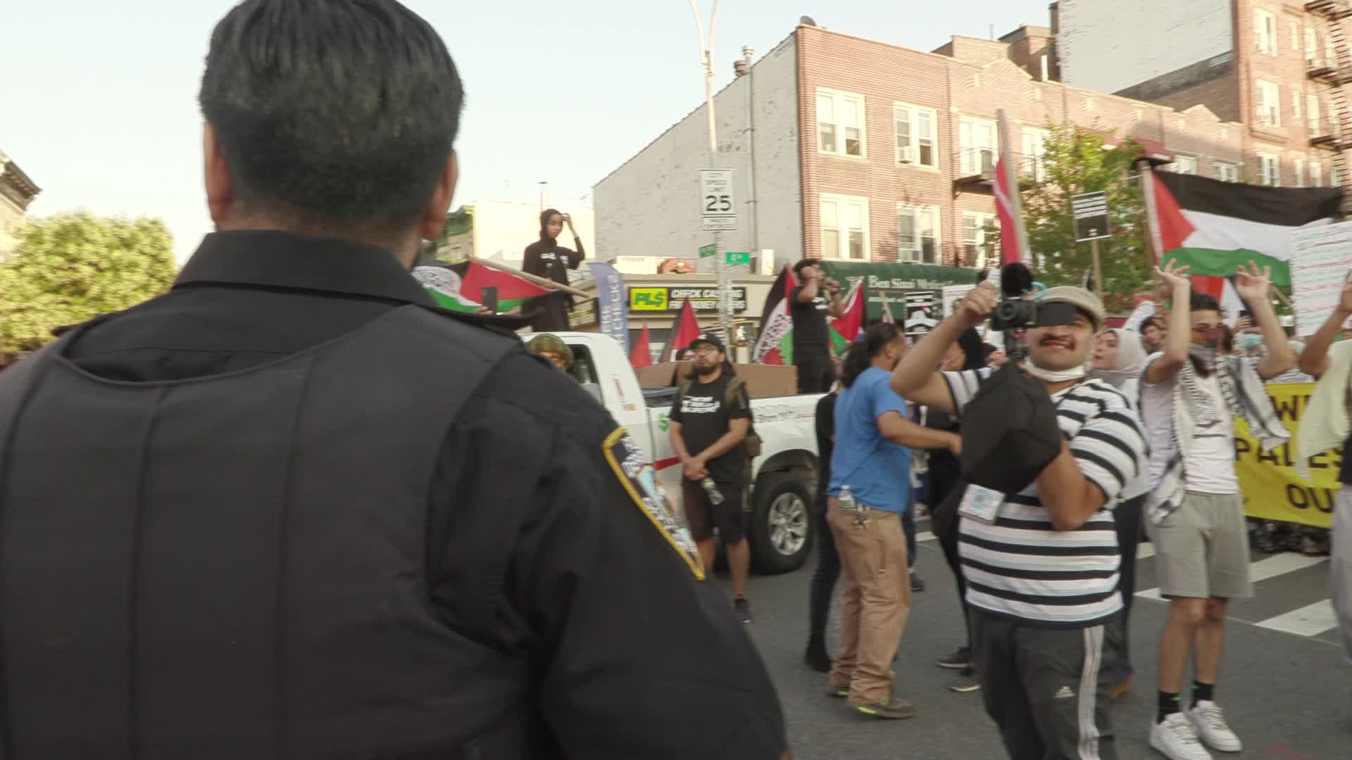Demonstration In Support of Palestine in New York