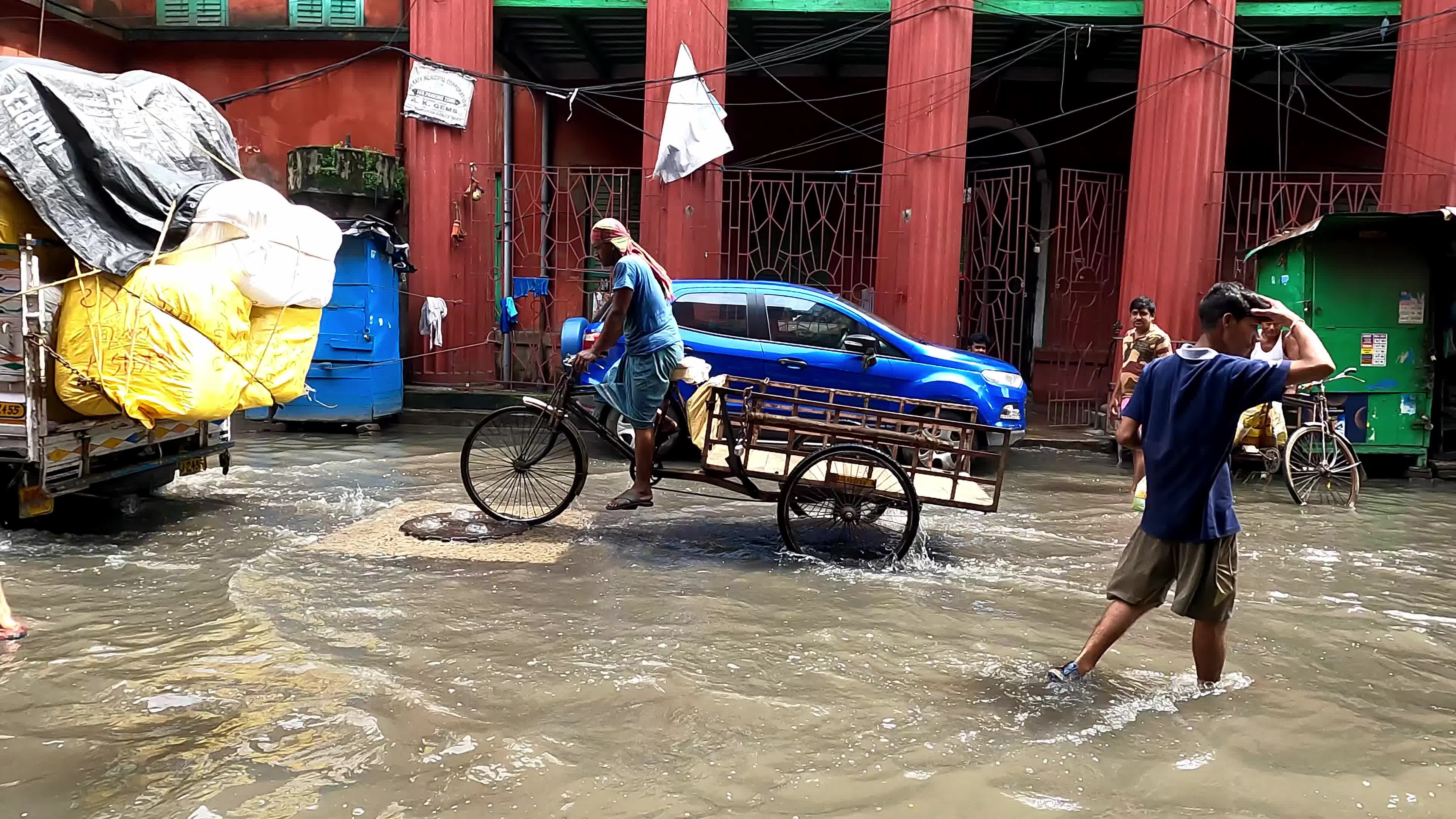 Monsoon rains in India