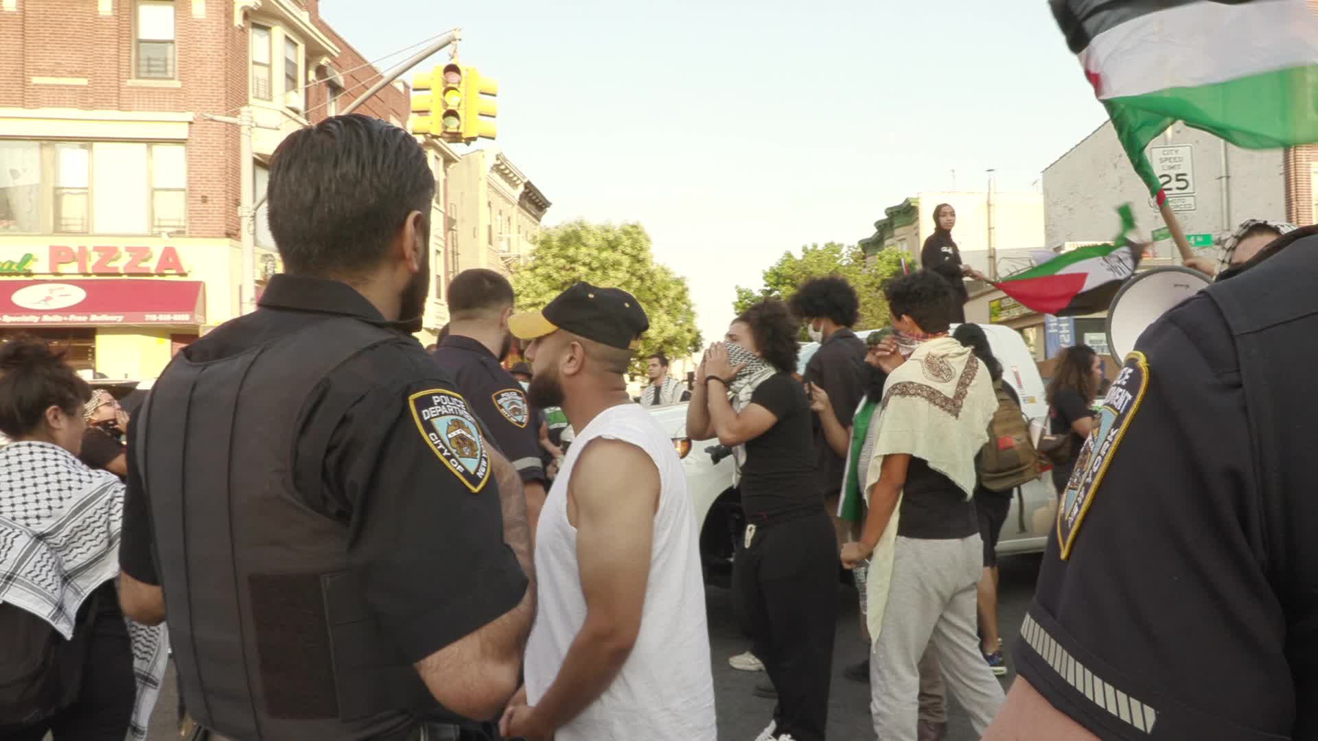 Demonstration In Support of Palestine in New York