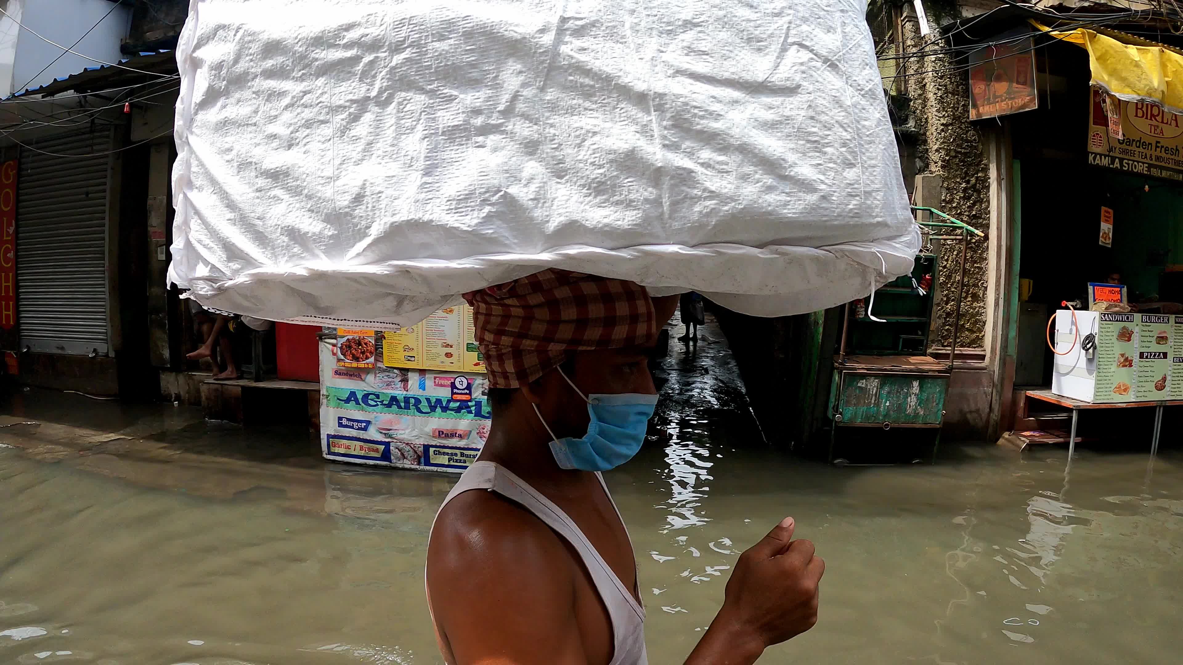 Monsoon rains in India
