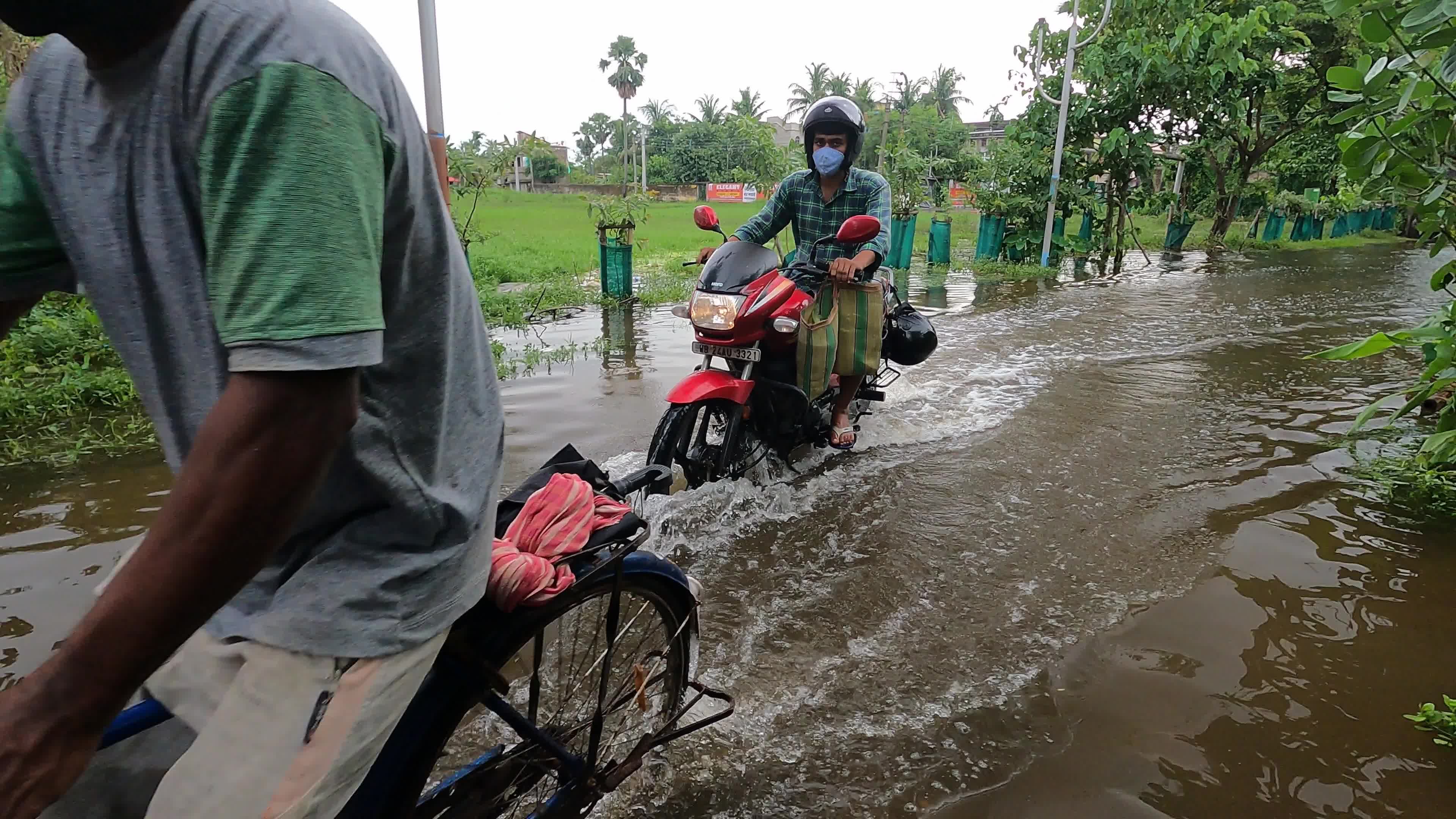 Monsoon rains in India