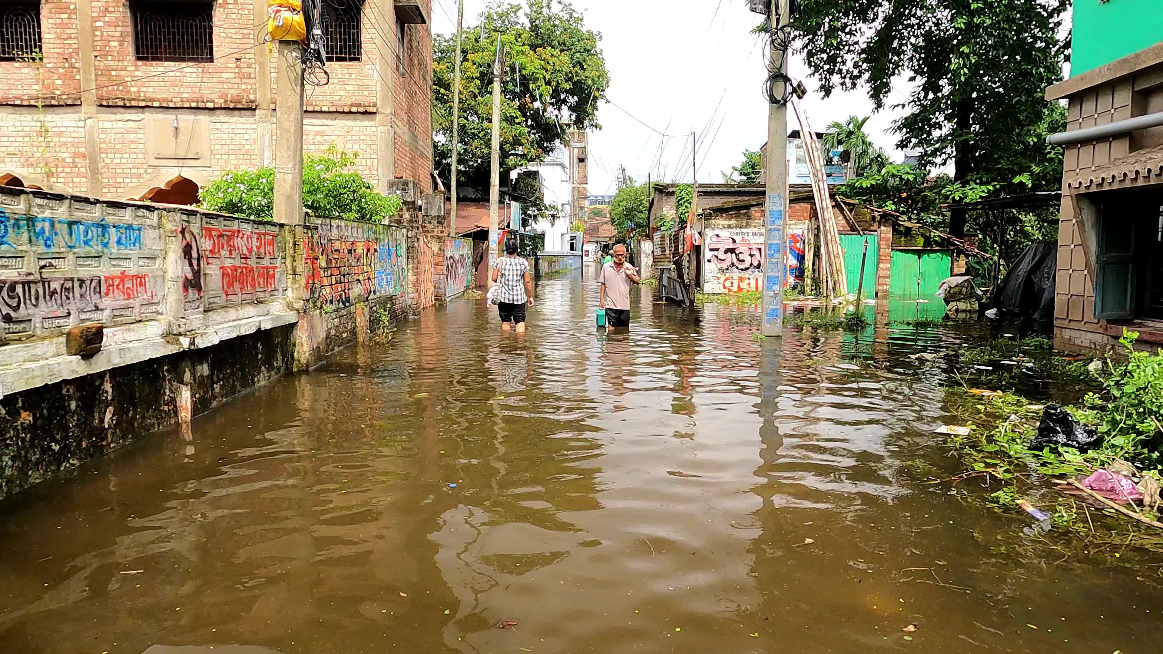 Monsoon rains in India